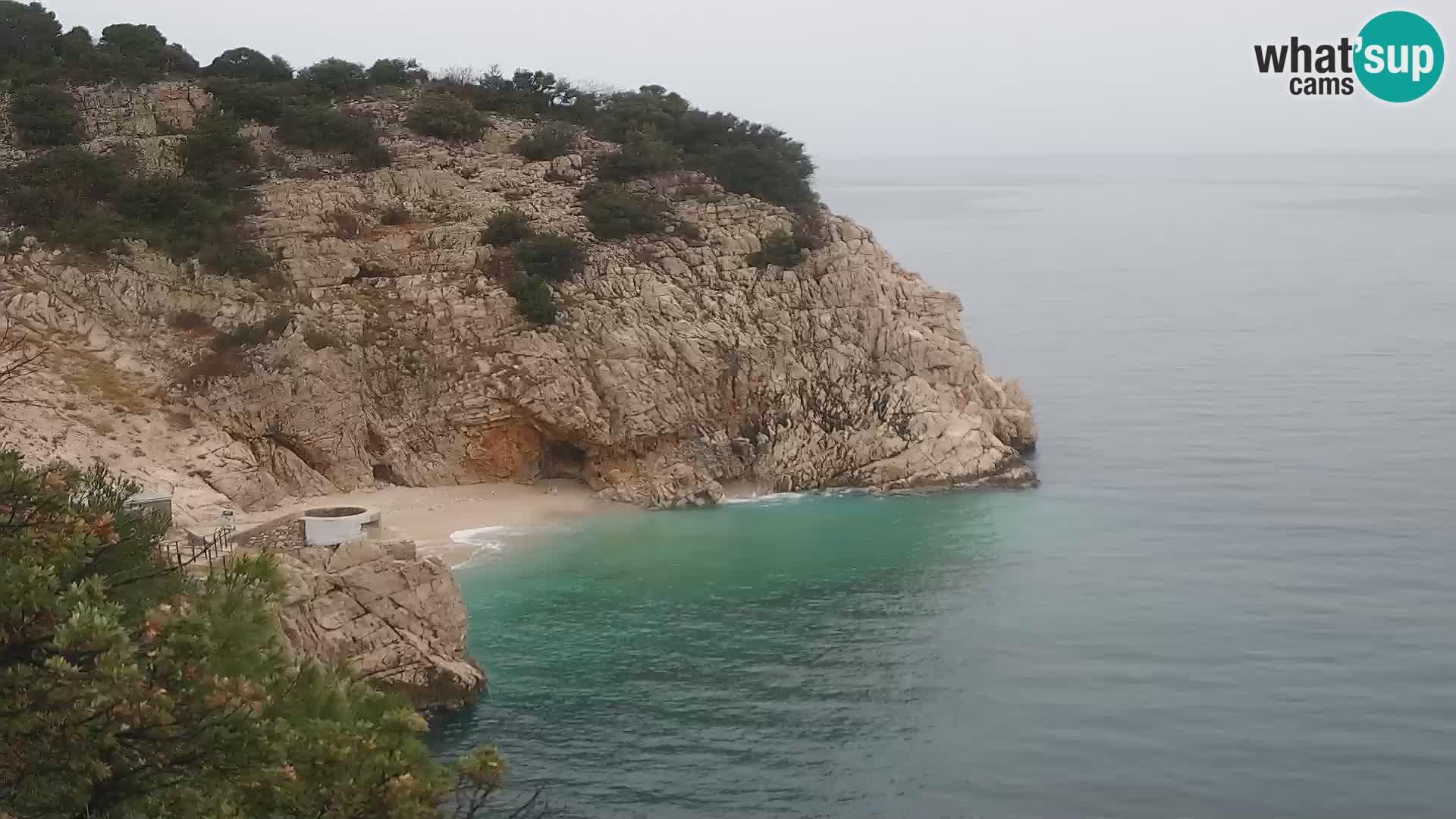 Webcam Brseč beach – Mošćenička Draga – Croatia