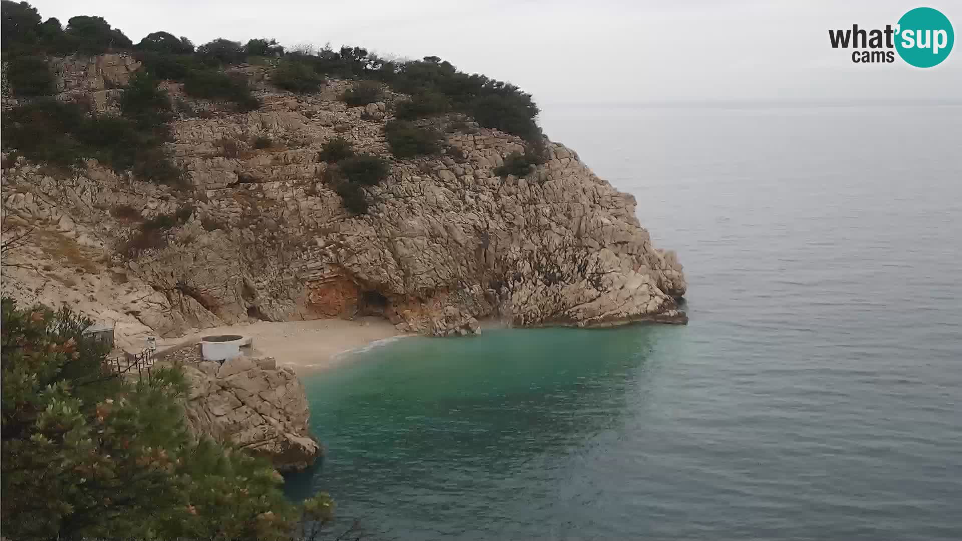 Webcam Brseč beach – Mošćenička Draga – Croatia