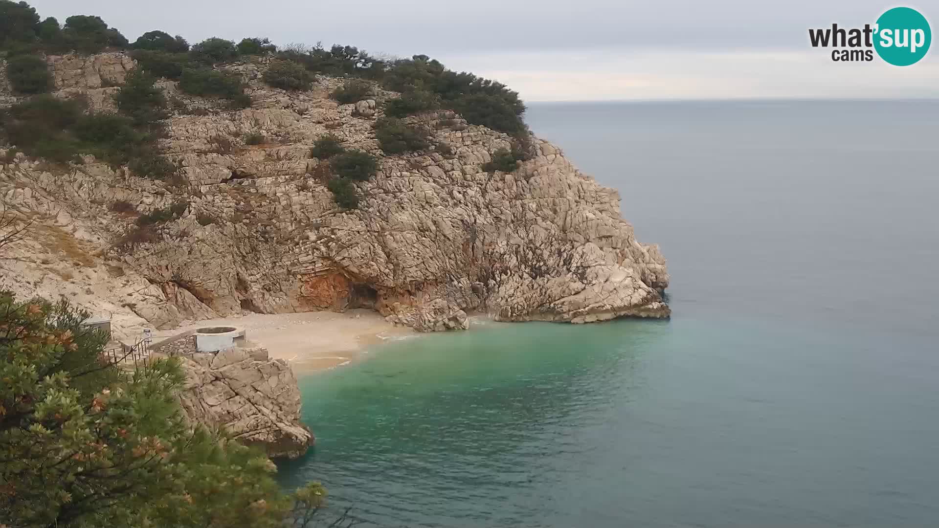 Webcam Brseč beach – Mošćenička Draga – Croatia