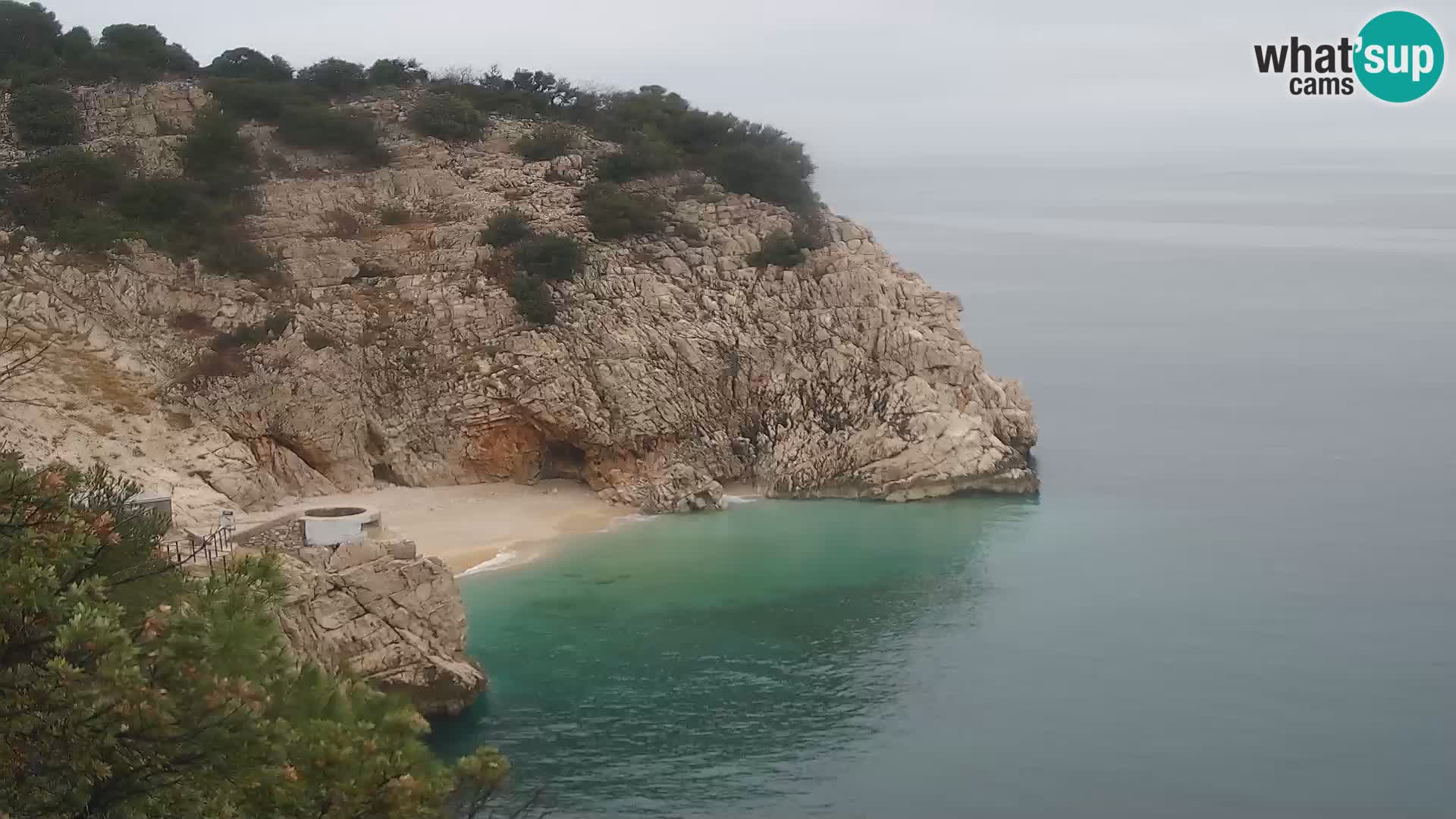 Webcam Brseč Strand – Mošćenička Draga – Kroatien