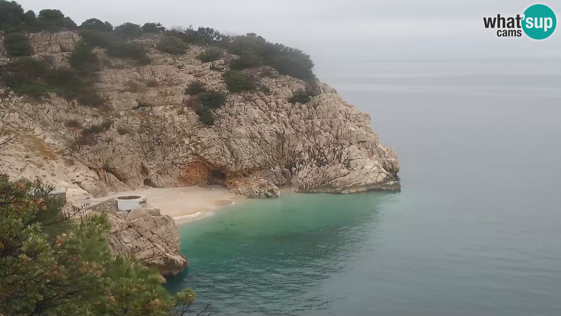 Webcam Bersezio spiaggia – Draga di Moschiena – Croazia