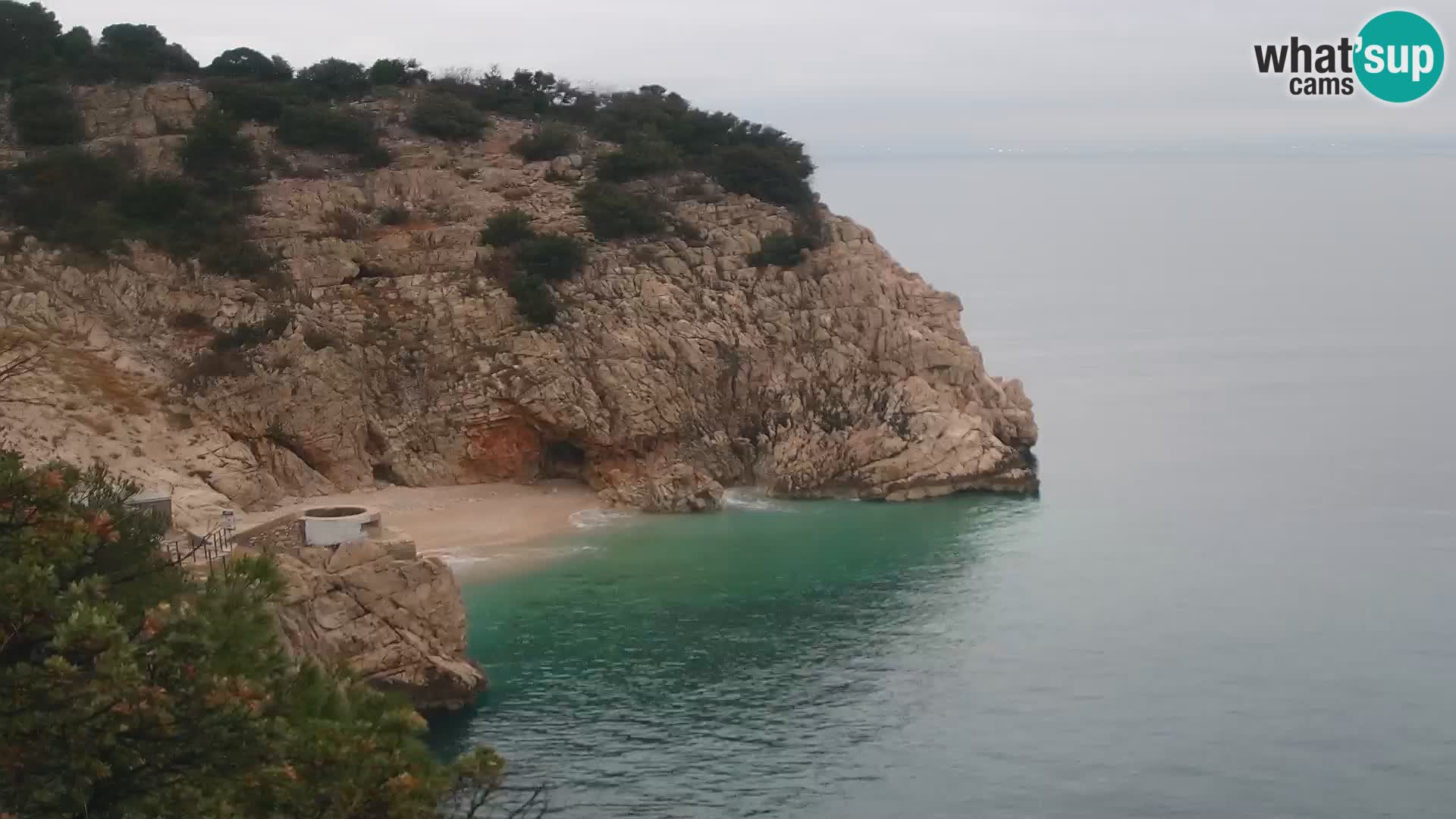 Webcam Bersezio spiaggia – Draga di Moschiena – Croazia