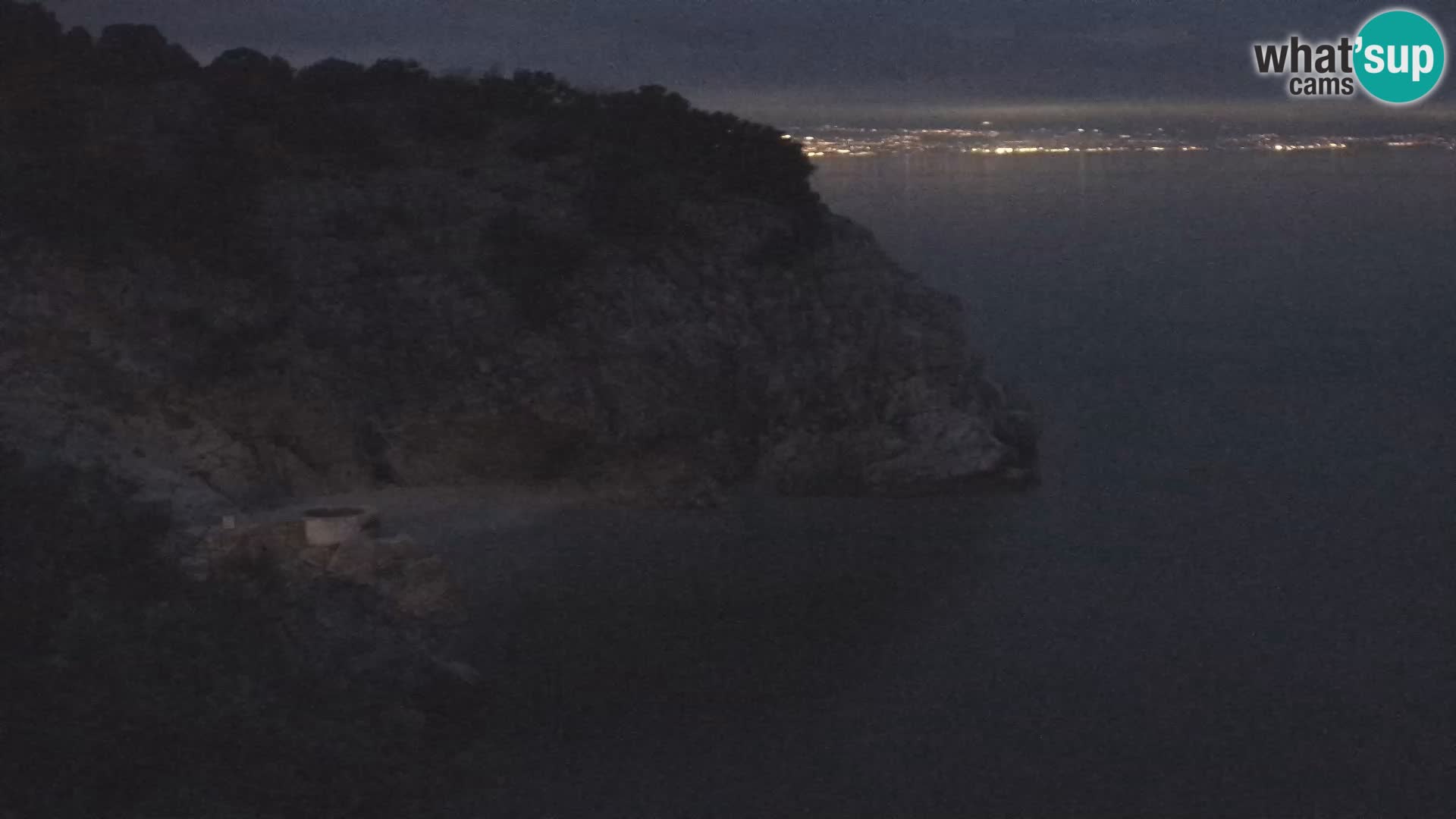 Cámara web de la playa de Brseč en Mošćenička Draga, Croacia