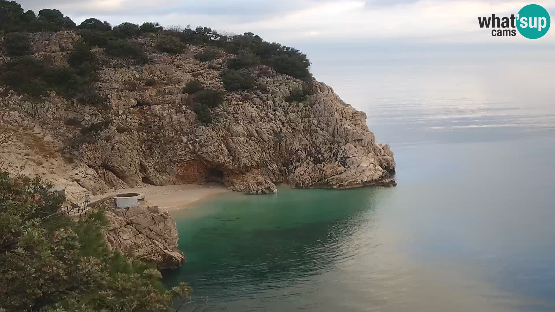 Webcam Brseč Strand – Mošćenička Draga – Kroatien