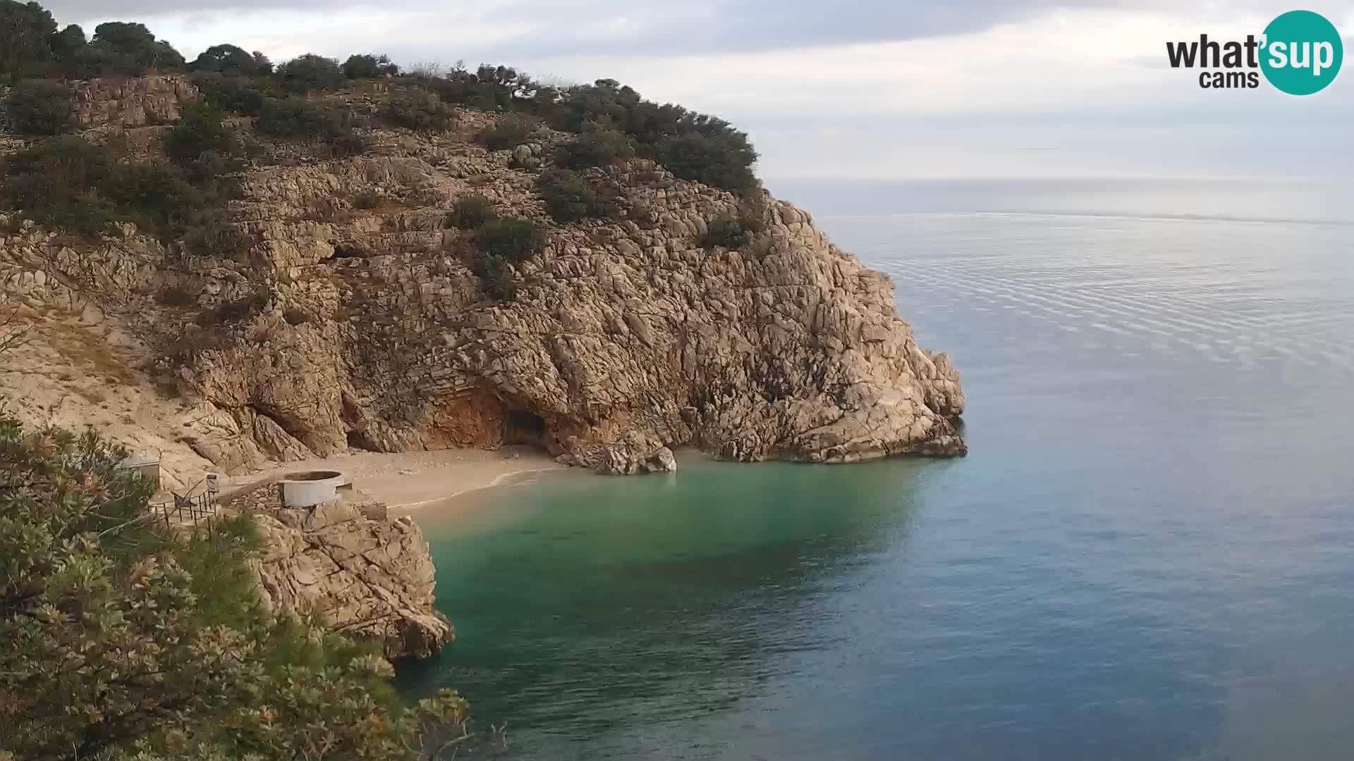 Webcam Brseč beach – Mošćenička Draga – Croatia