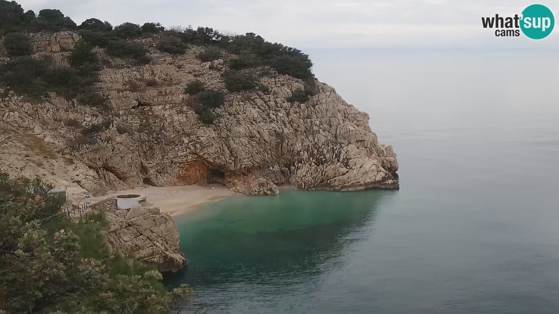 Webcam Bersezio spiaggia – Draga di Moschiena – Croazia
