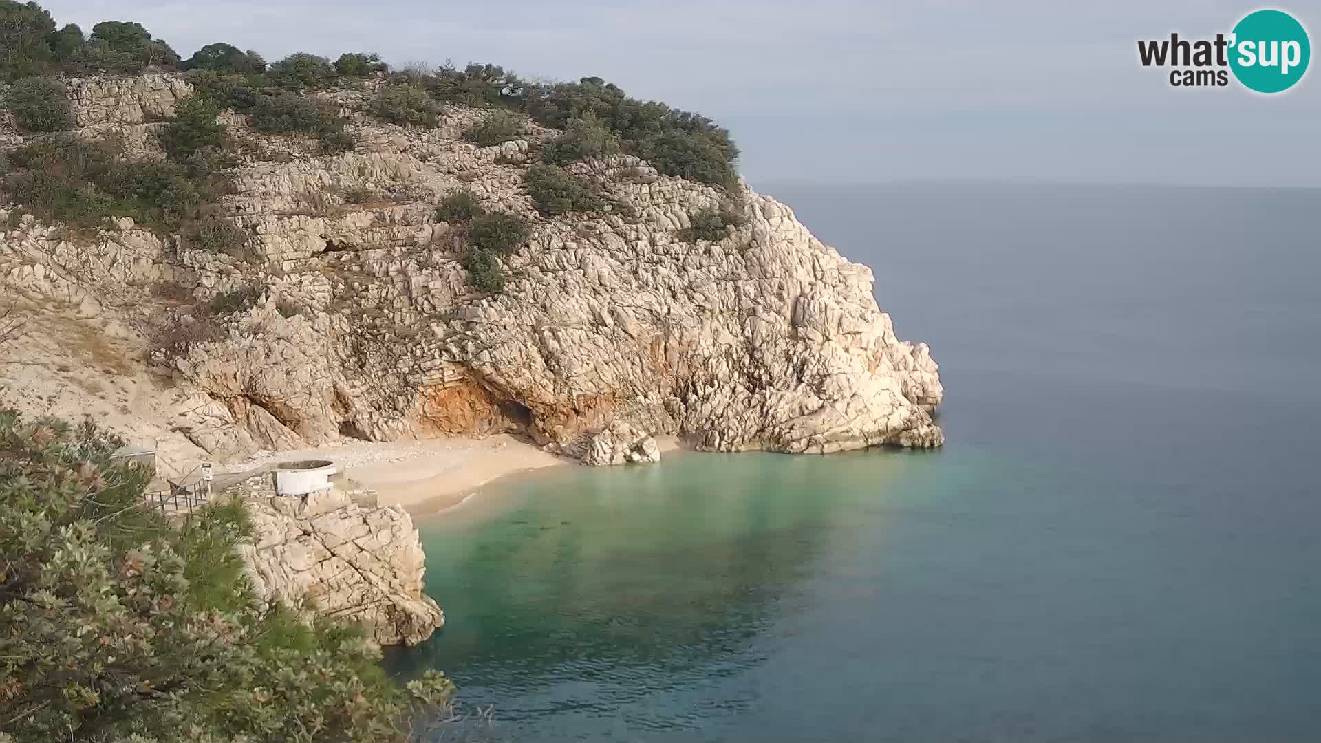 Webcam Brseč Strand – Mošćenička Draga – Kroatien