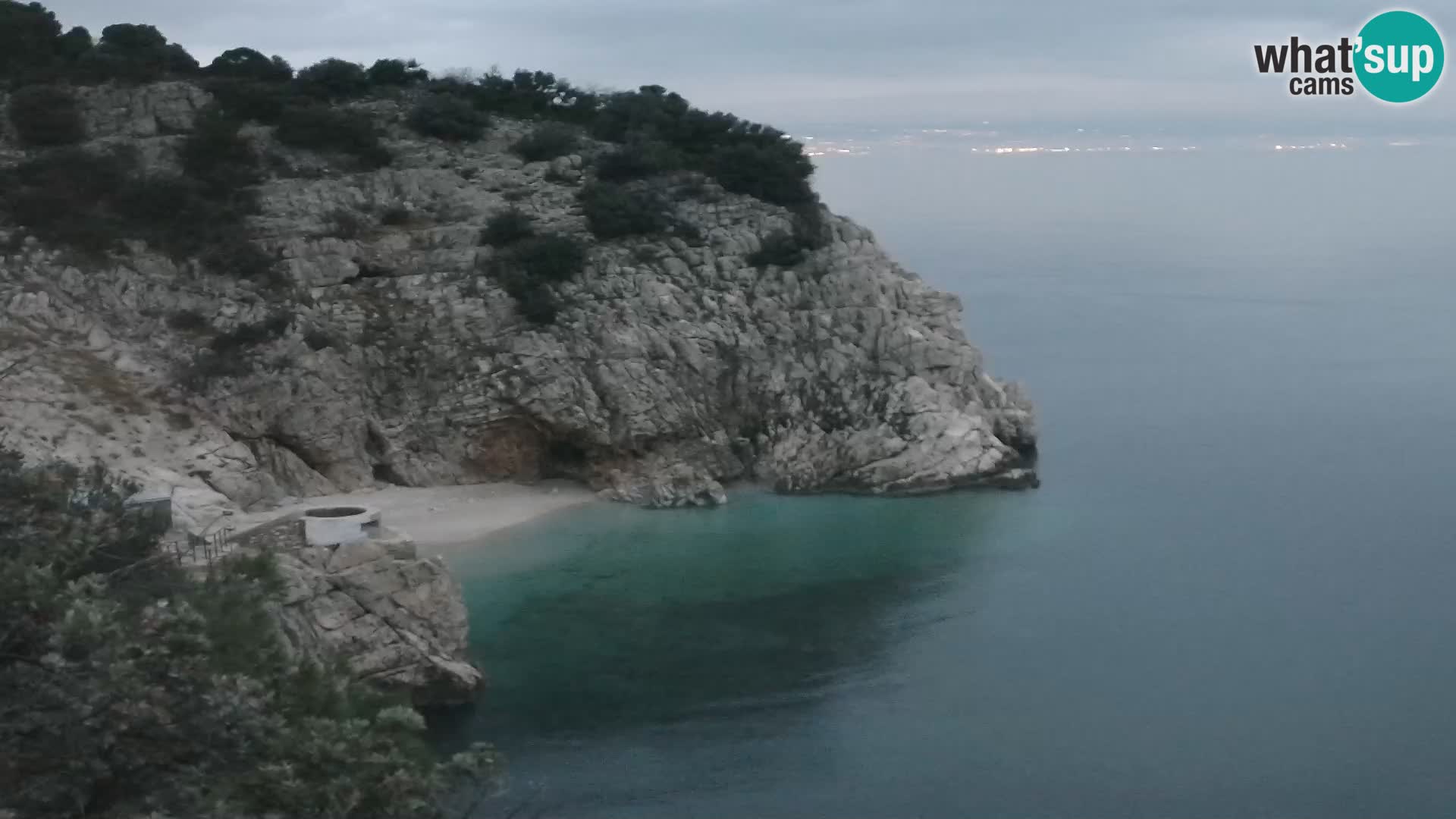 Webcam Bersezio spiaggia – Draga di Moschiena – Croazia