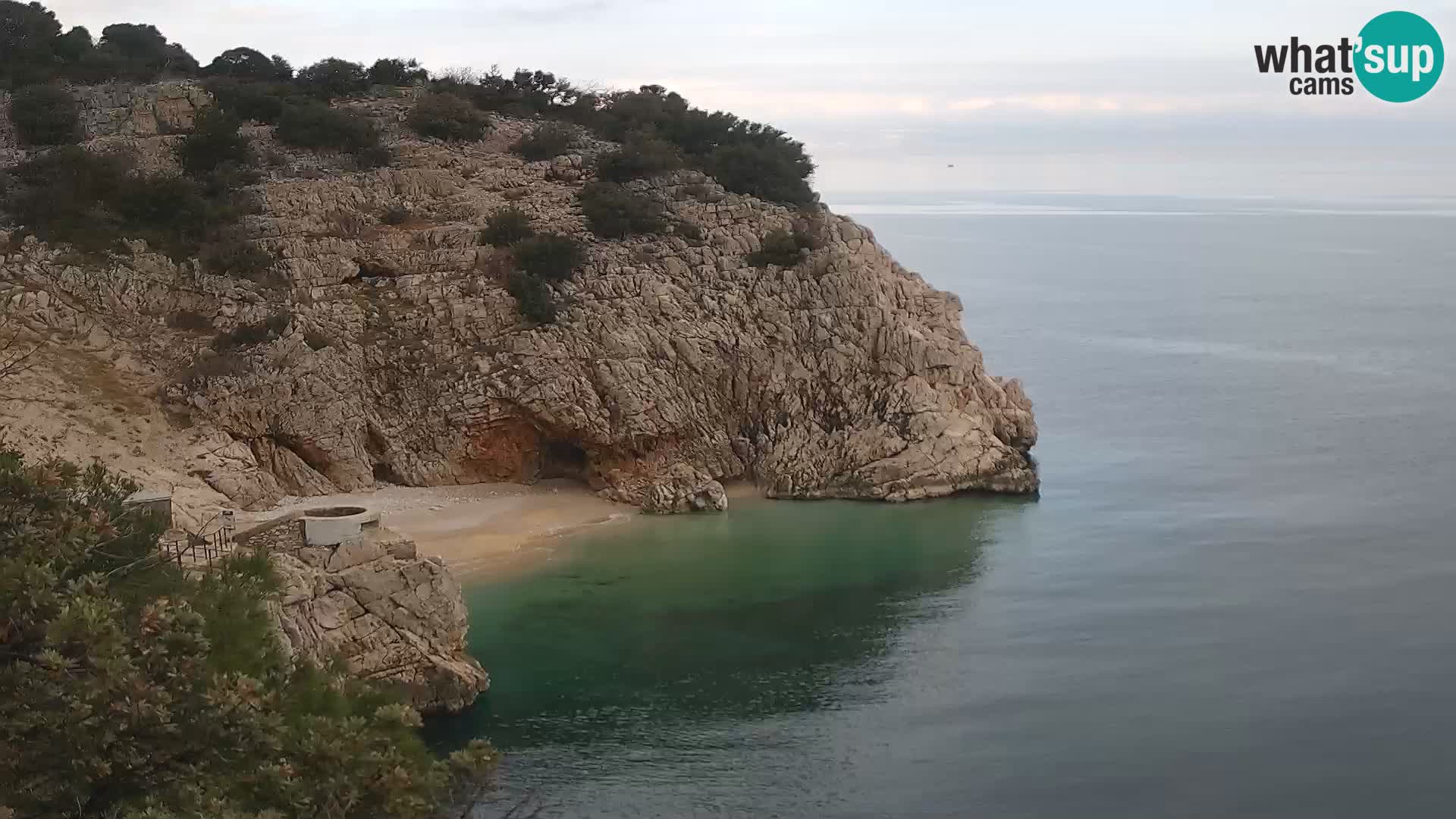 Webcam Bersezio spiaggia – Draga di Moschiena – Croazia