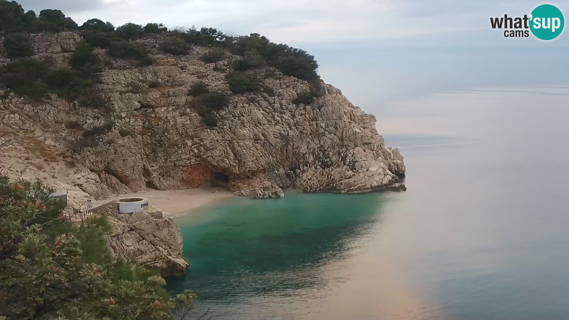 Webcam Brseč beach – Mošćenička Draga – Croatia