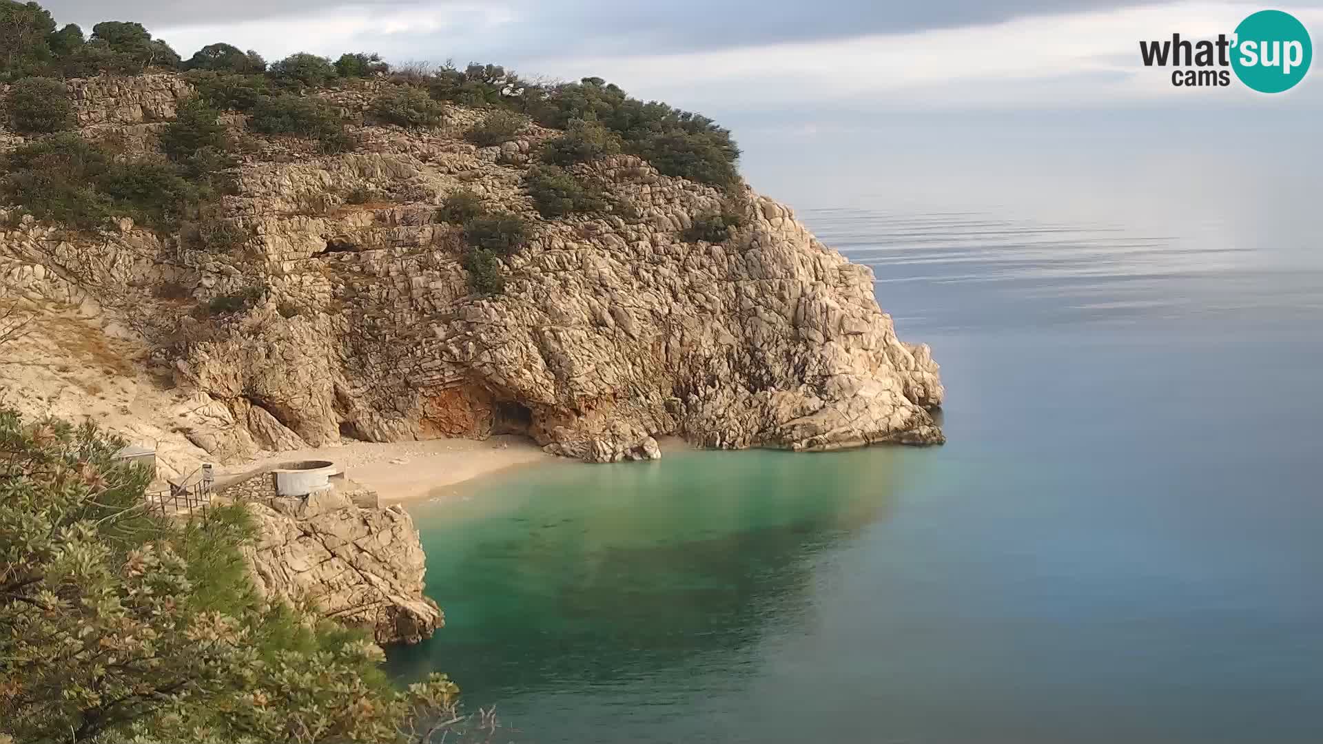 Webcam Brseč beach – Mošćenička Draga – Croatia