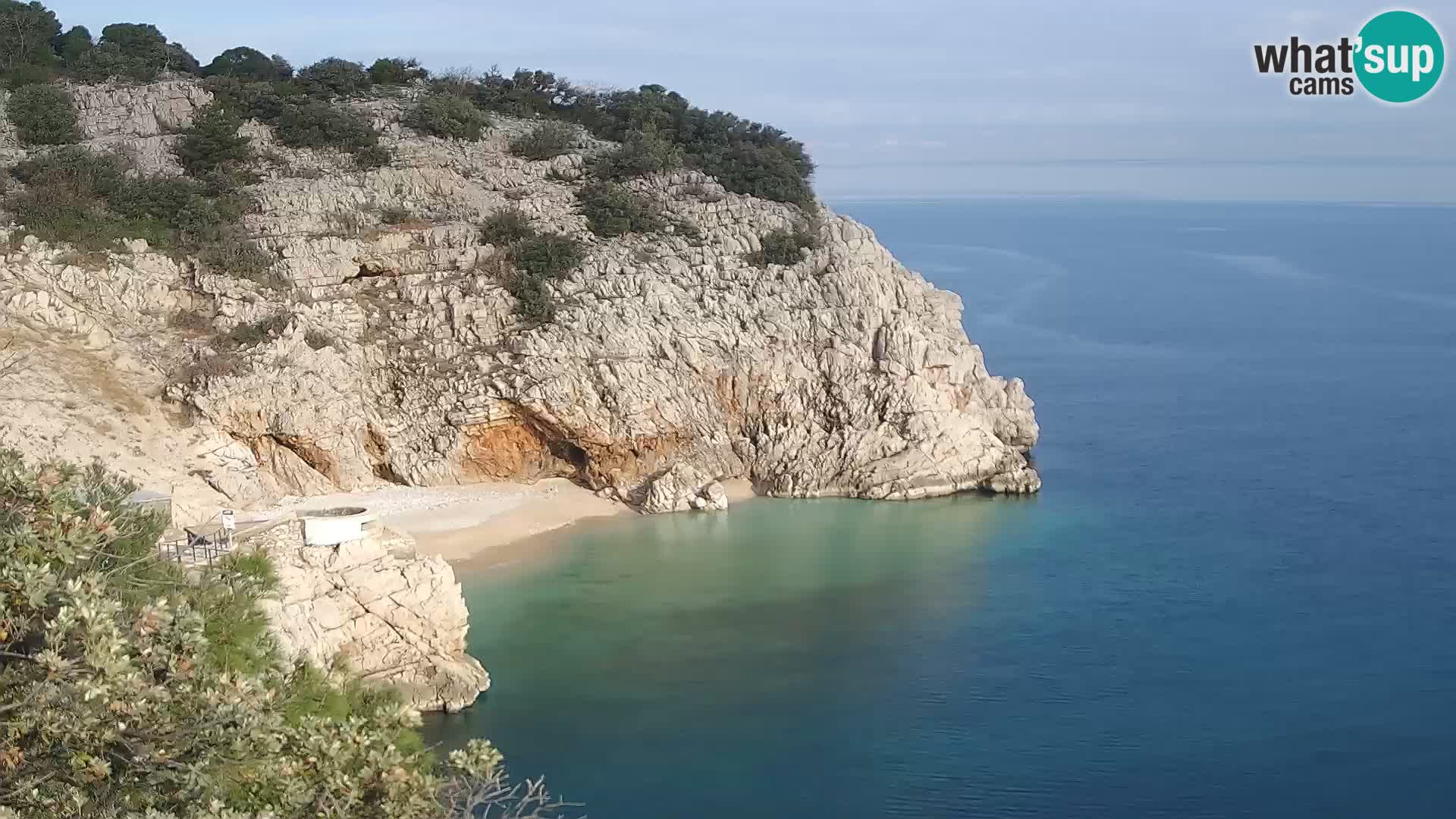 Webcam Brseč beach – Mošćenička Draga – Croatia