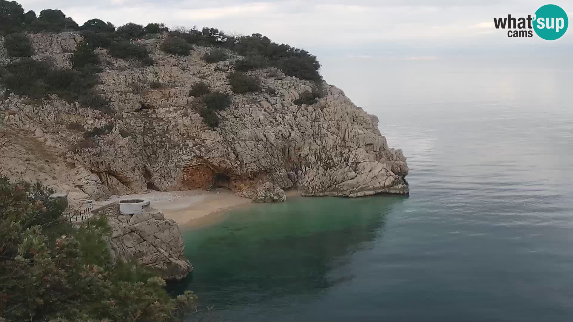 Webcam Bersezio spiaggia – Draga di Moschiena – Croazia