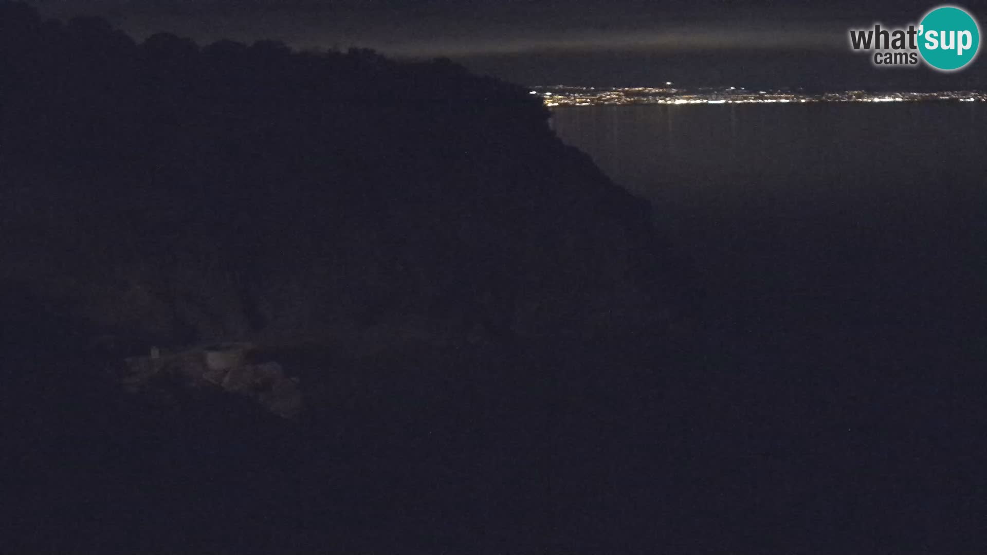 Webcam plage Brseč à Mošćenička Draga, Croatie