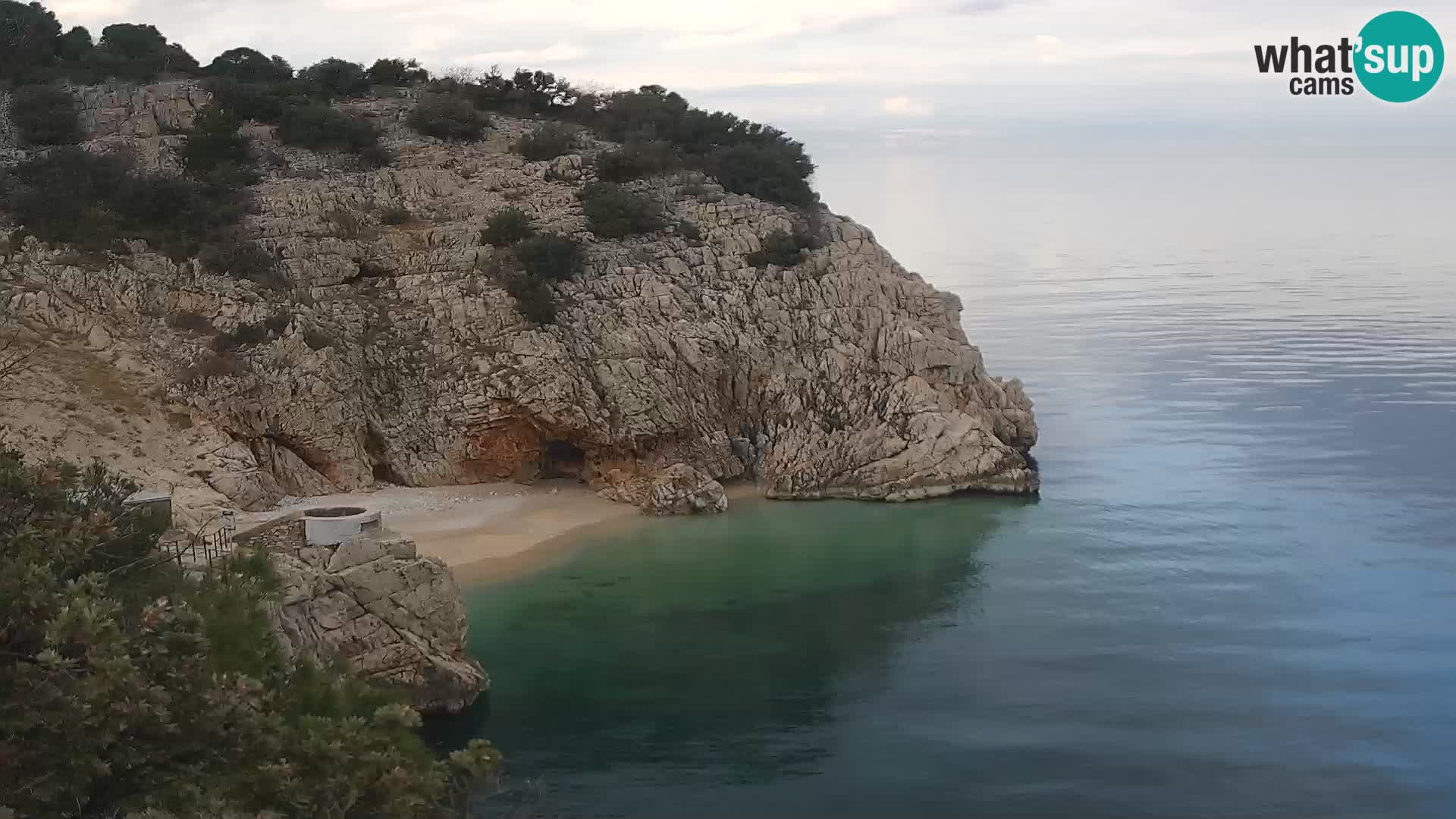 Webcam Brseč beach – Mošćenička Draga – Croatia
