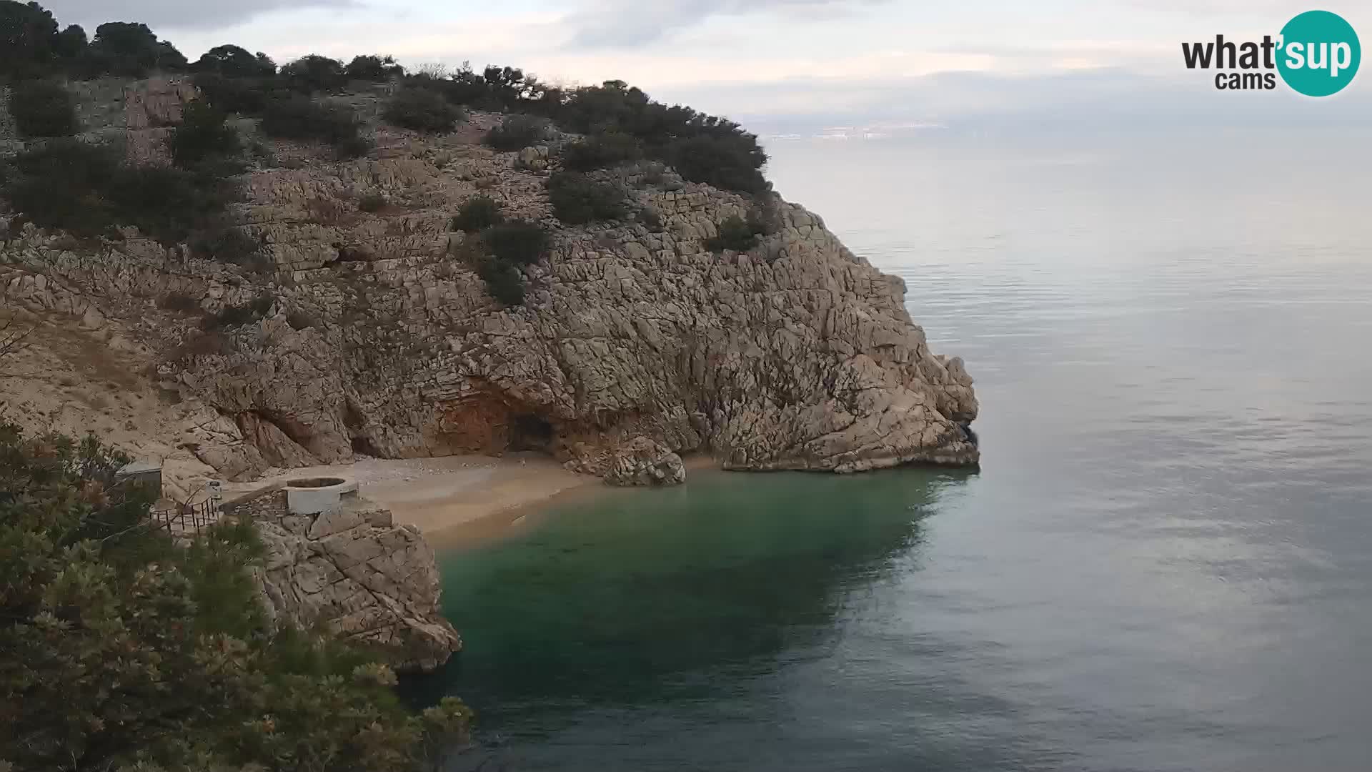 Webcam Brseč Strand – Mošćenička Draga – Kroatien