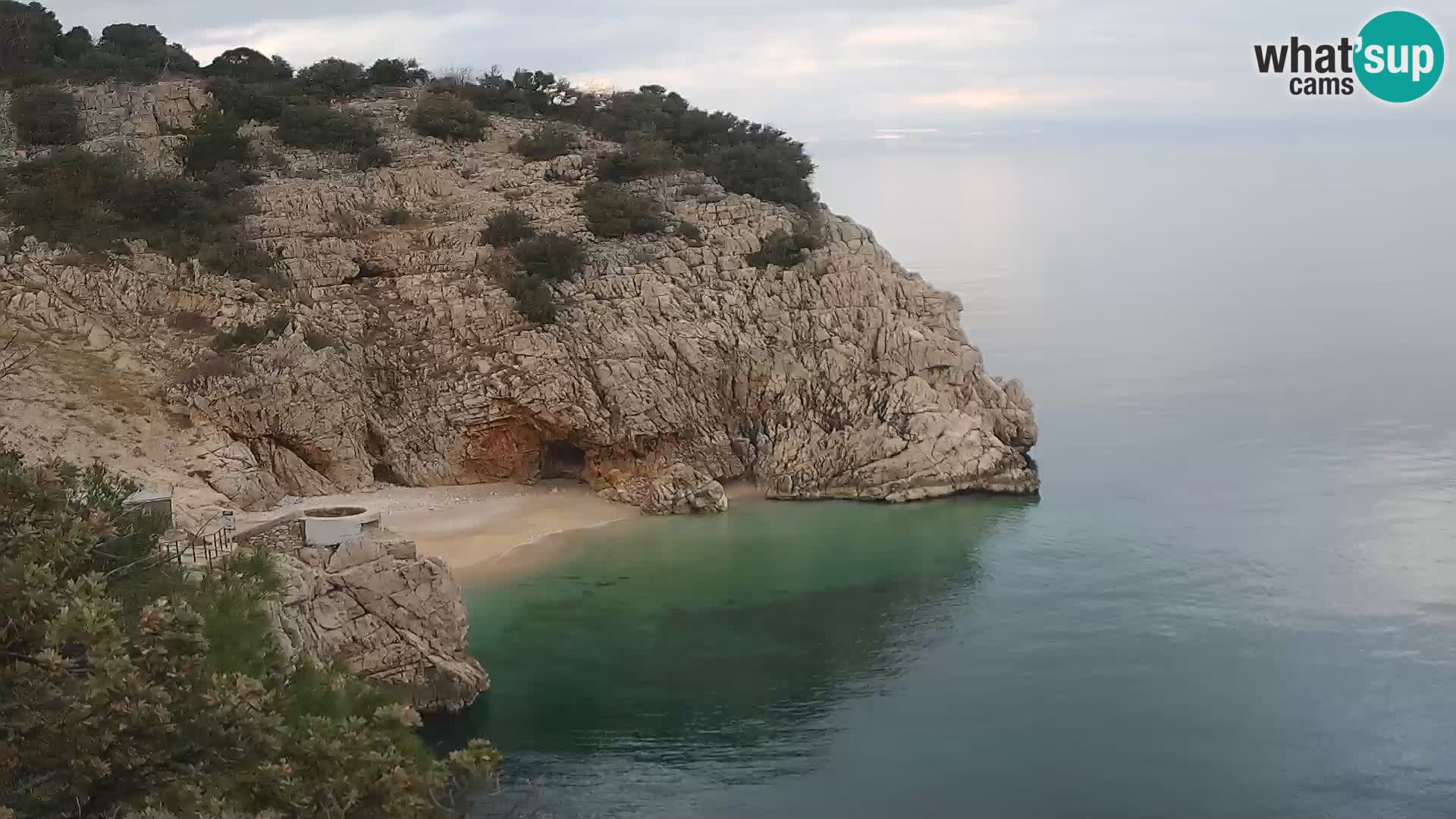 Webcam Brseč beach – Mošćenička Draga – Croatia