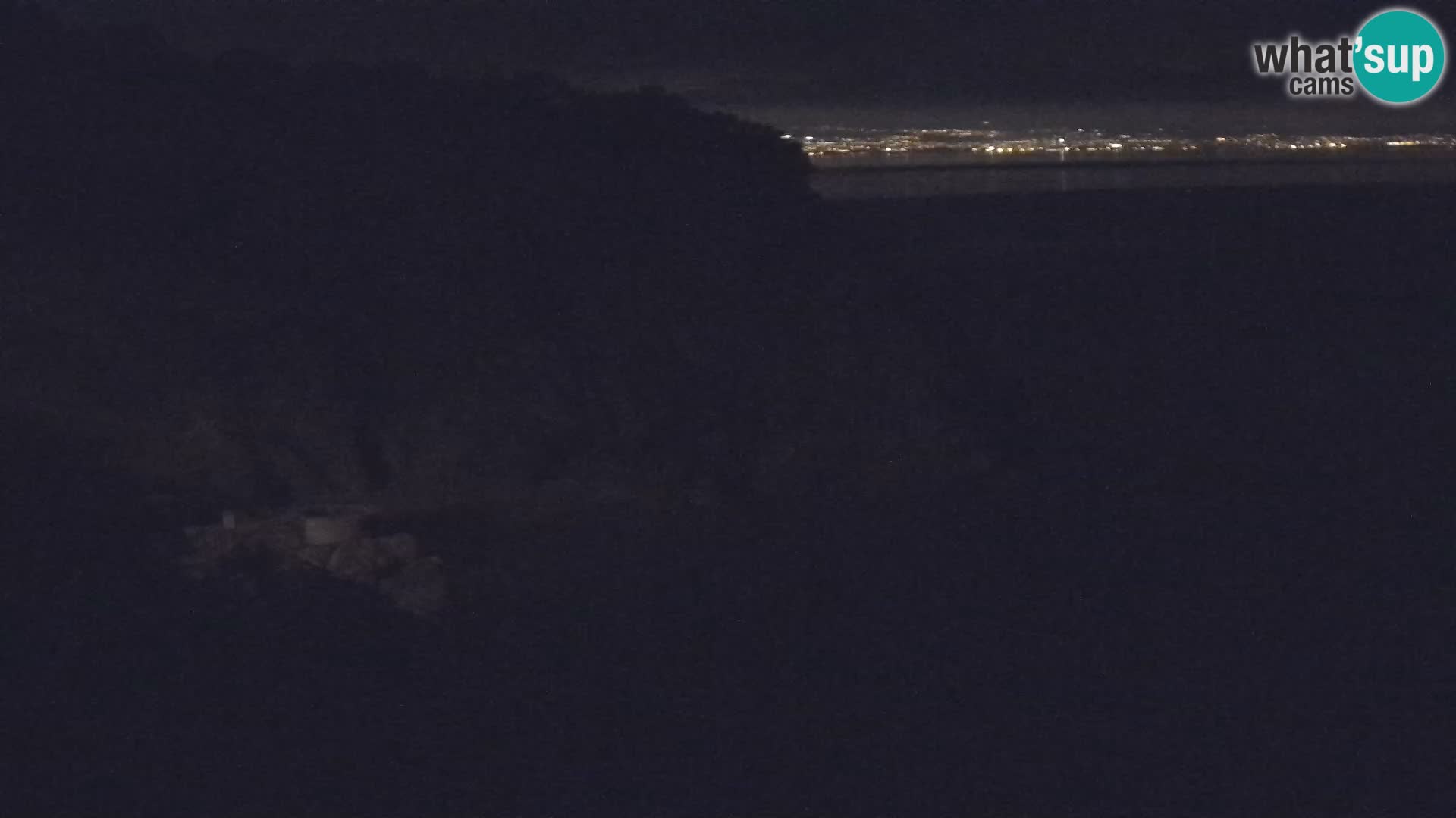 Webcam plage Brseč à Mošćenička Draga, Croatie