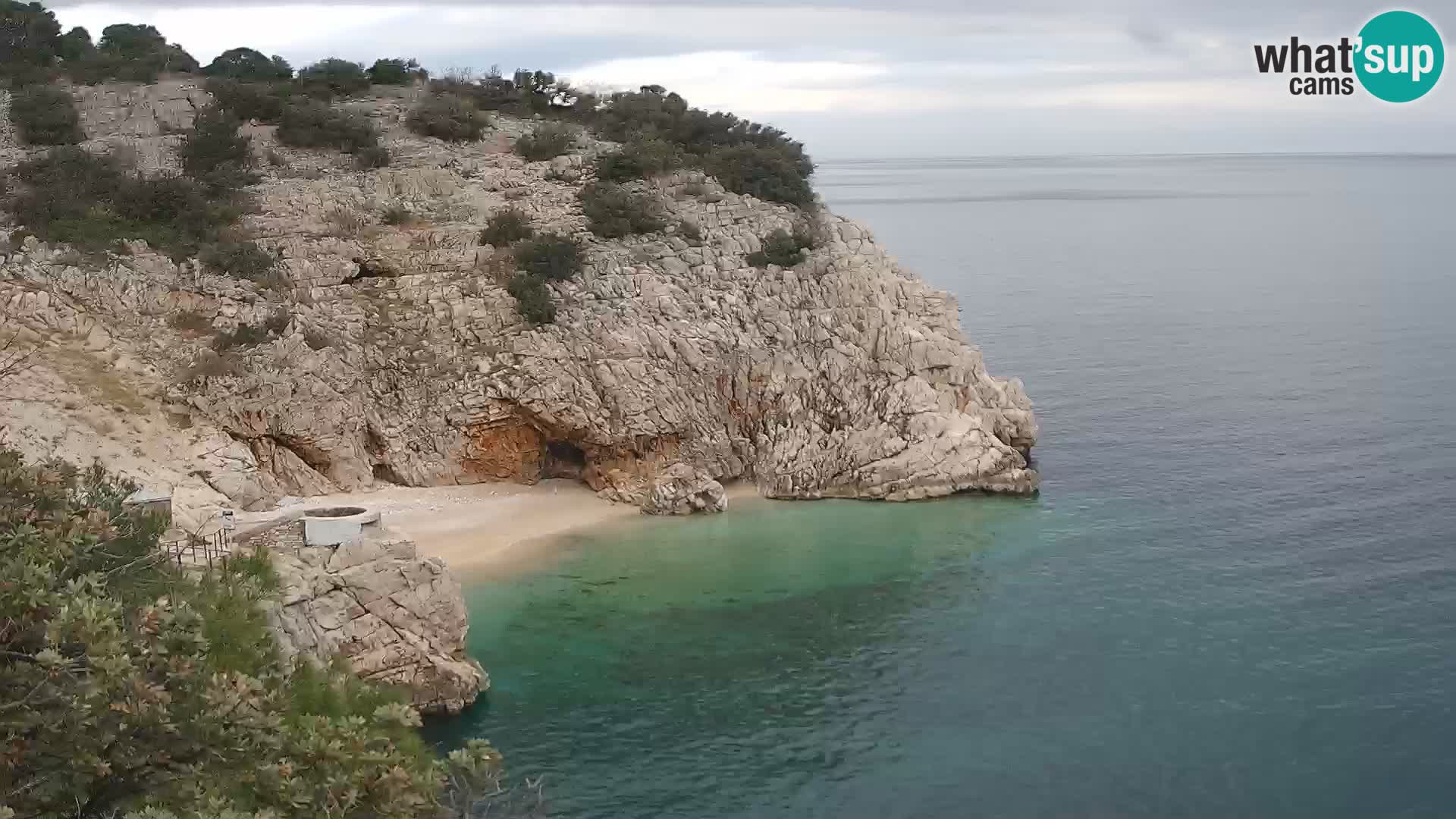 Web kamera plaže Brseč – Mošćenička Draga – Hrvatska