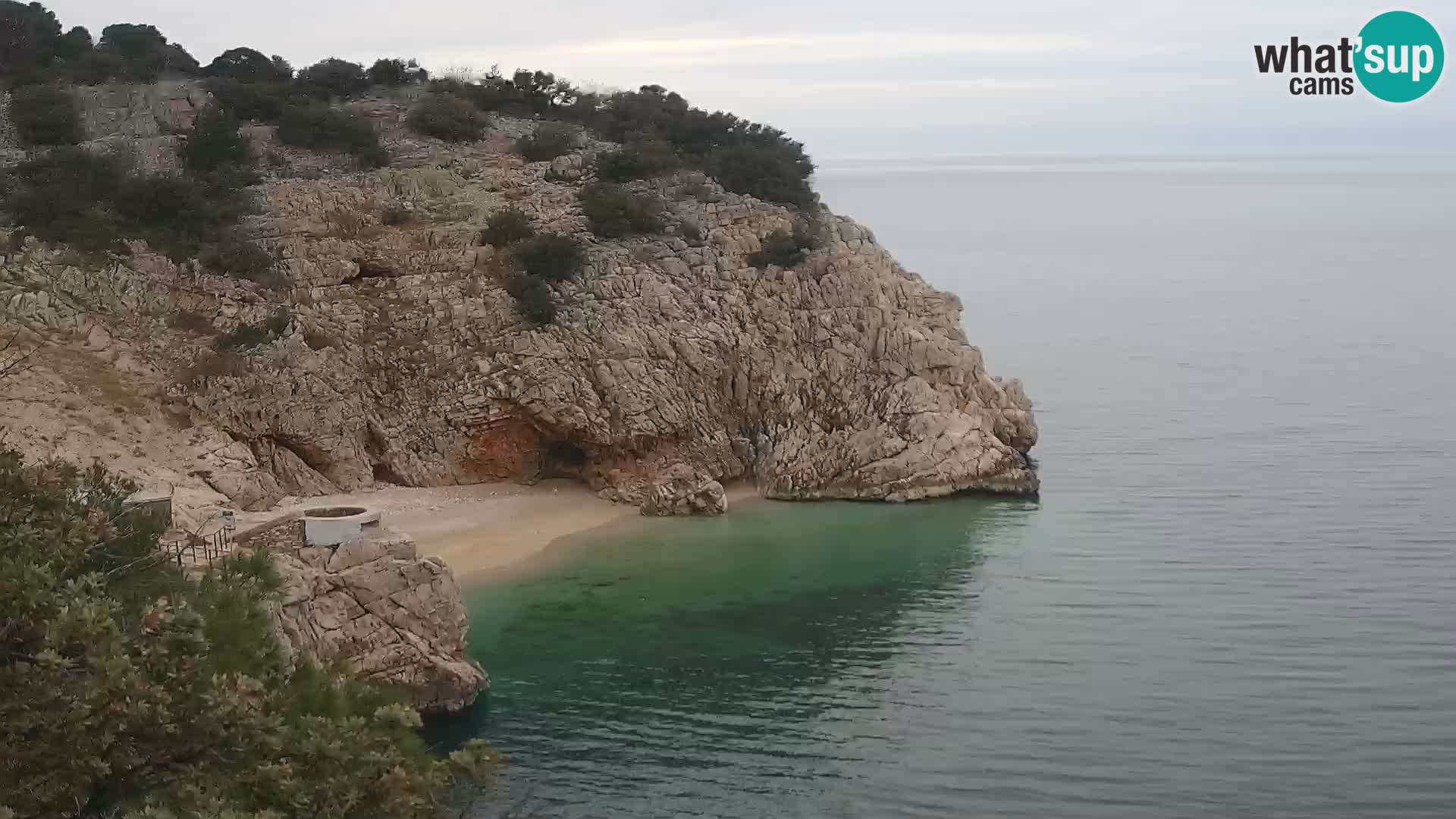 Webcam Brseč beach – Mošćenička Draga – Croatia
