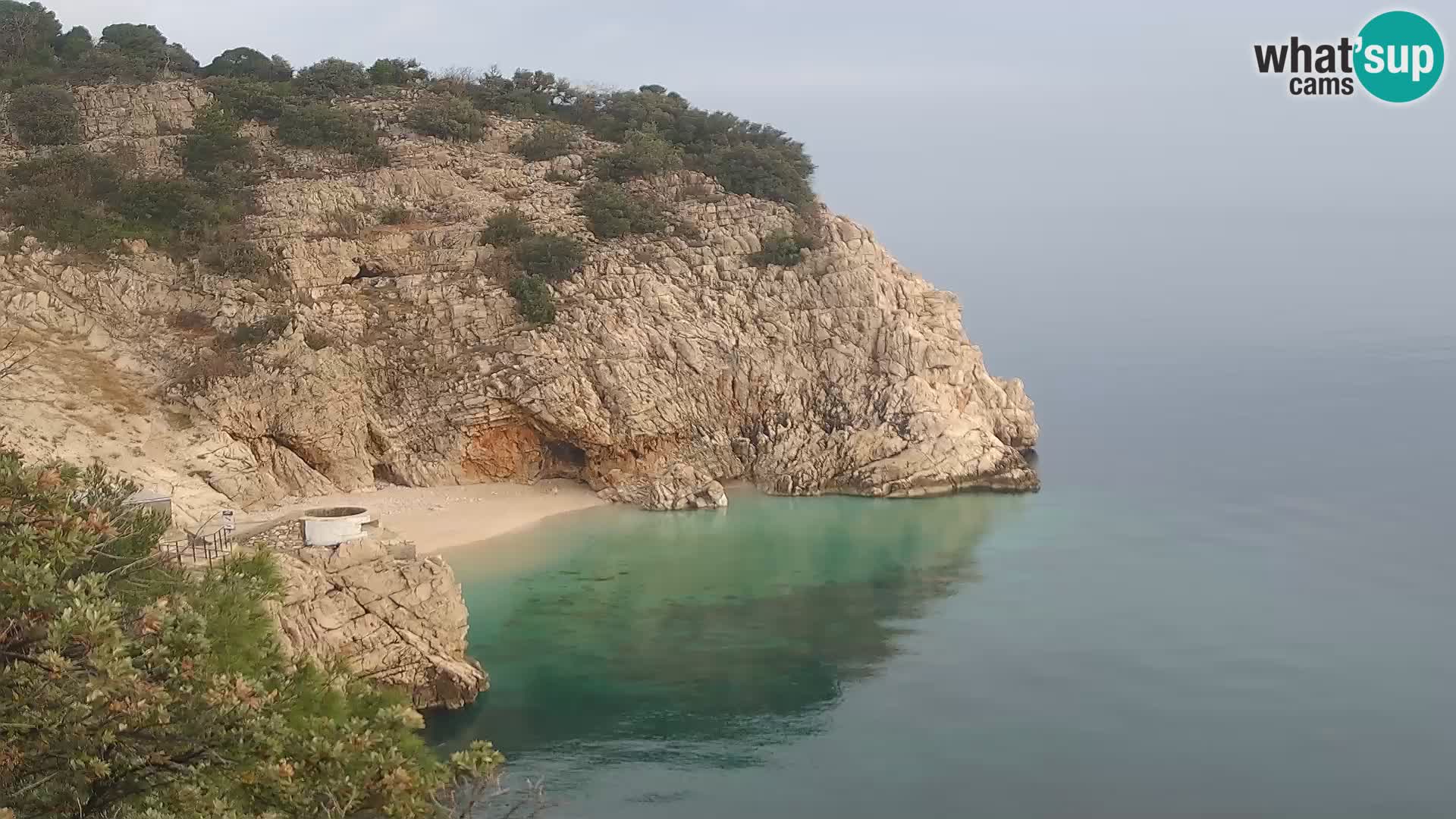 Webcam Bersezio spiaggia – Draga di Moschiena – Croazia
