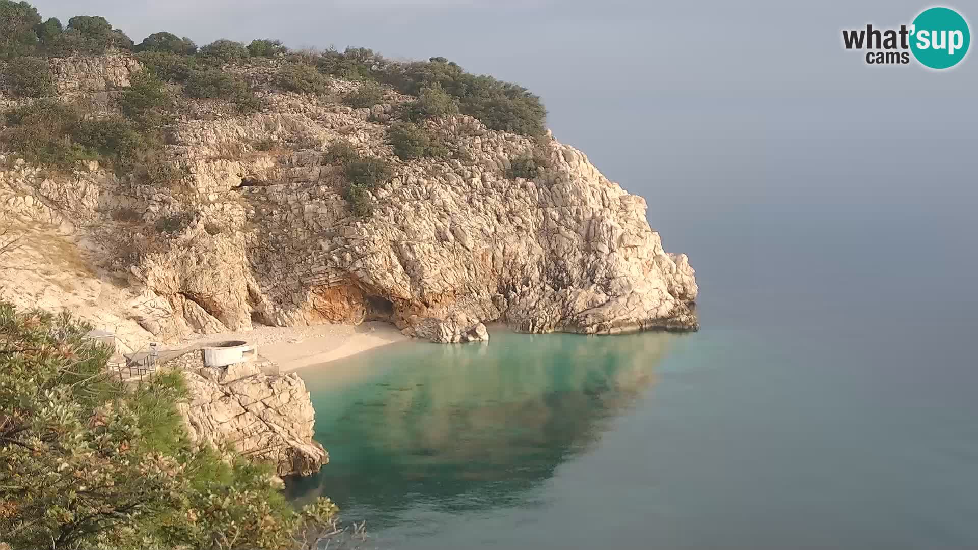 Webcam Bersezio spiaggia – Draga di Moschiena – Croazia