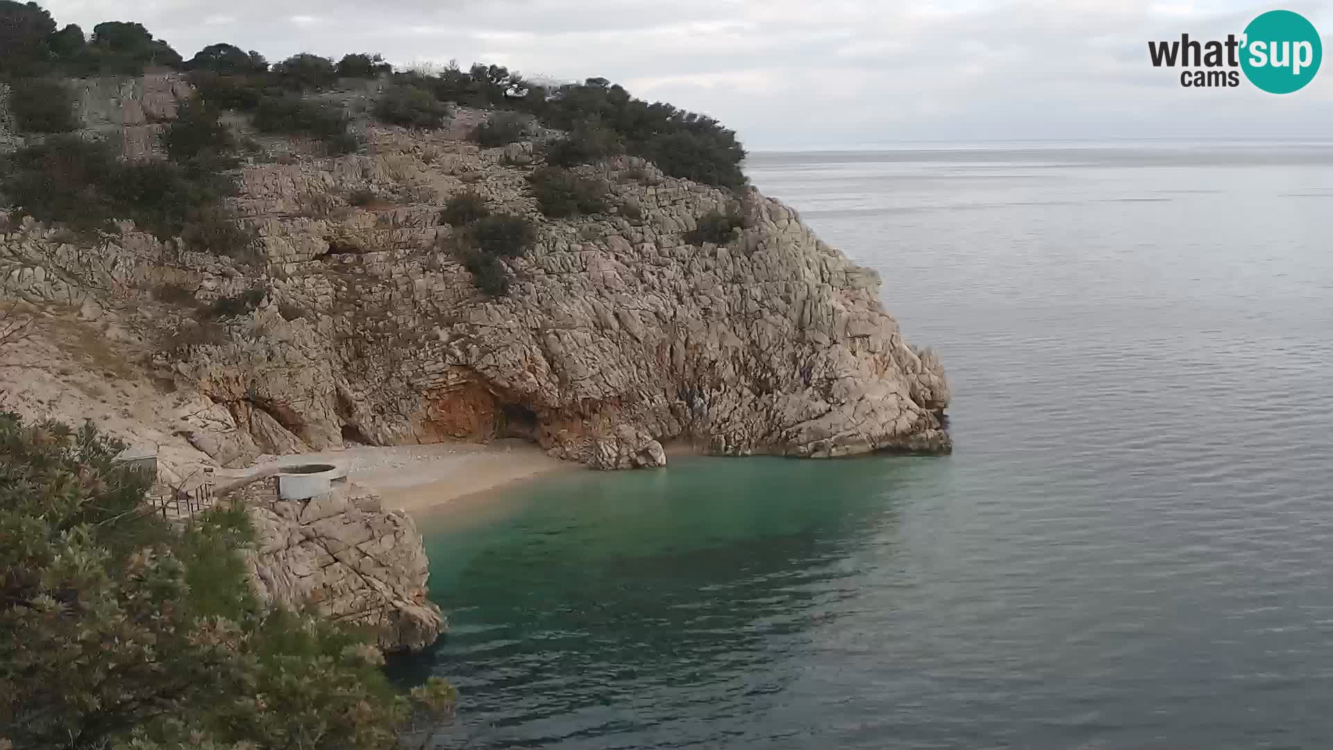 Webcam Bersezio spiaggia – Draga di Moschiena – Croazia