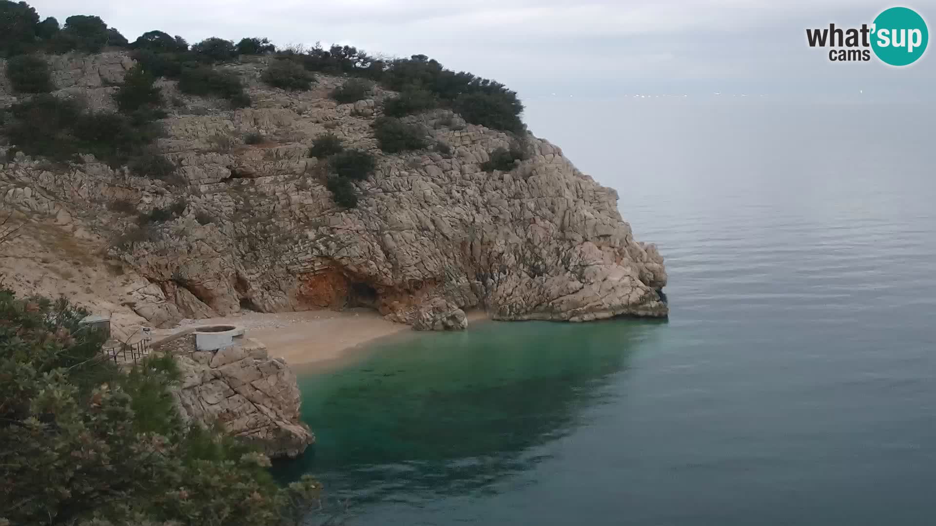 Web kamera plaže Brseč – Mošćenička Draga – Hrvatska