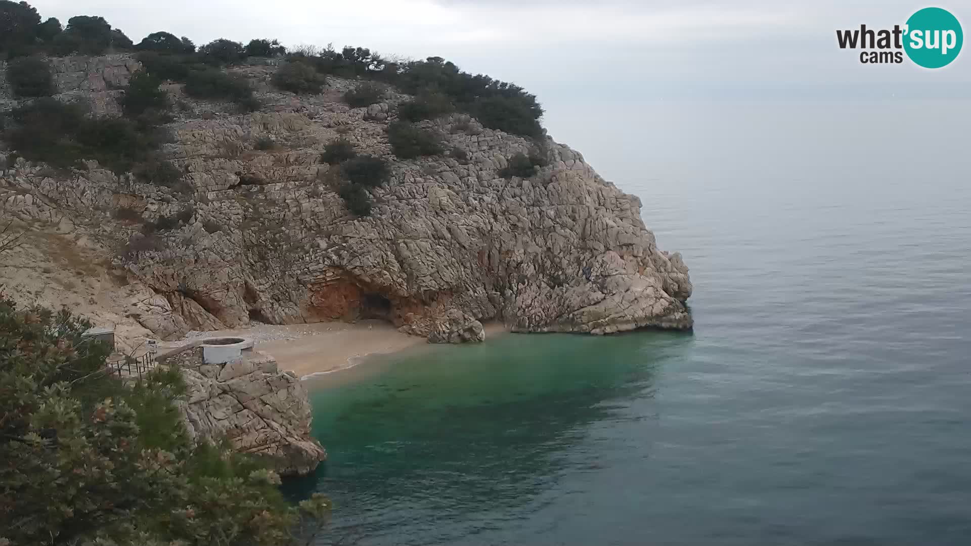 Webcam Brseč beach – Mošćenička Draga – Croatia
