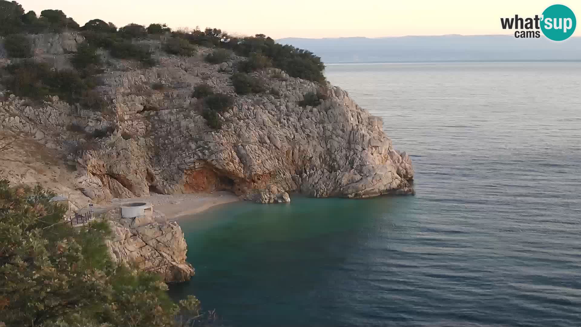 Webcam Brseč beach – Mošćenička Draga – Croatia