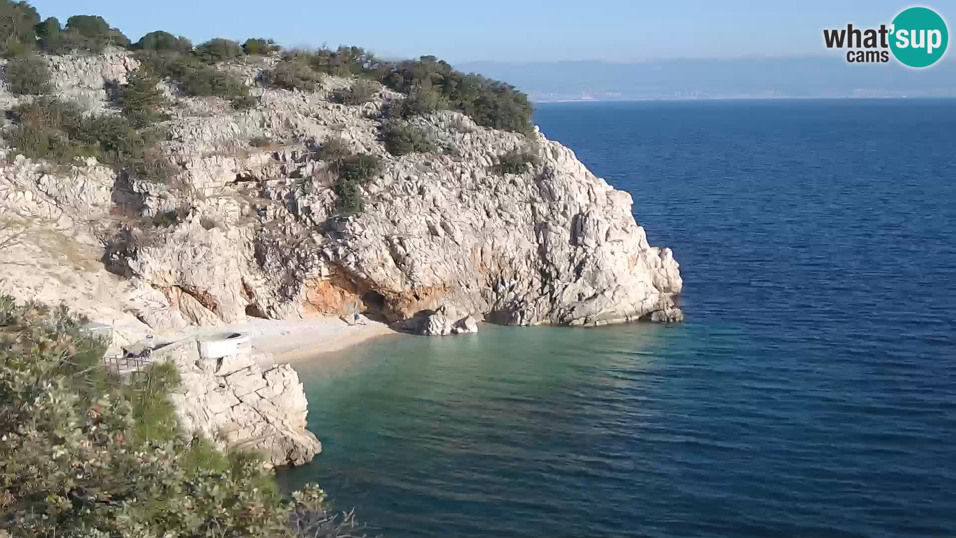 Webcam Brseč Strand – Mošćenička Draga – Kroatien