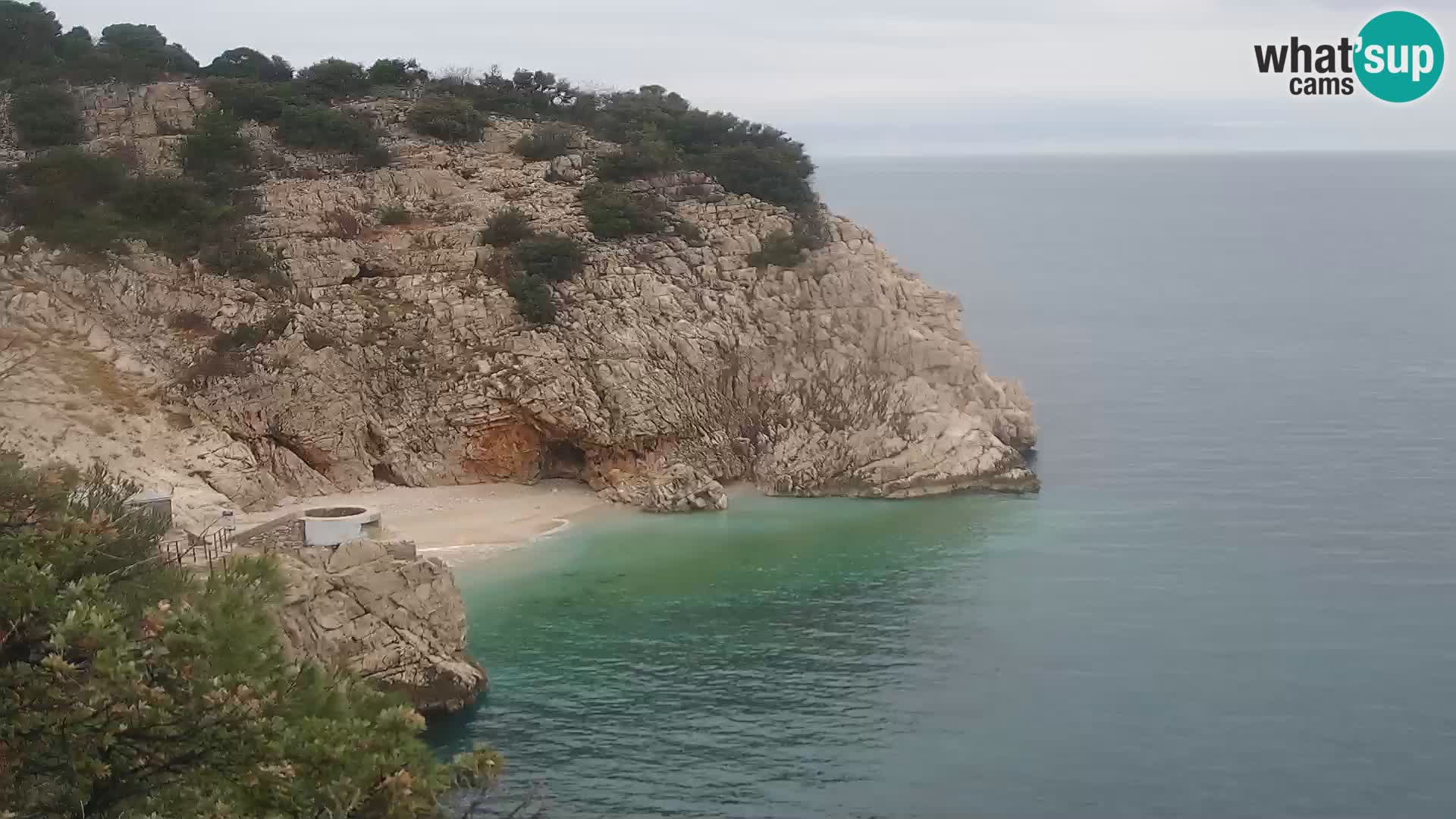 Webcam Bersezio spiaggia – Draga di Moschiena – Croazia