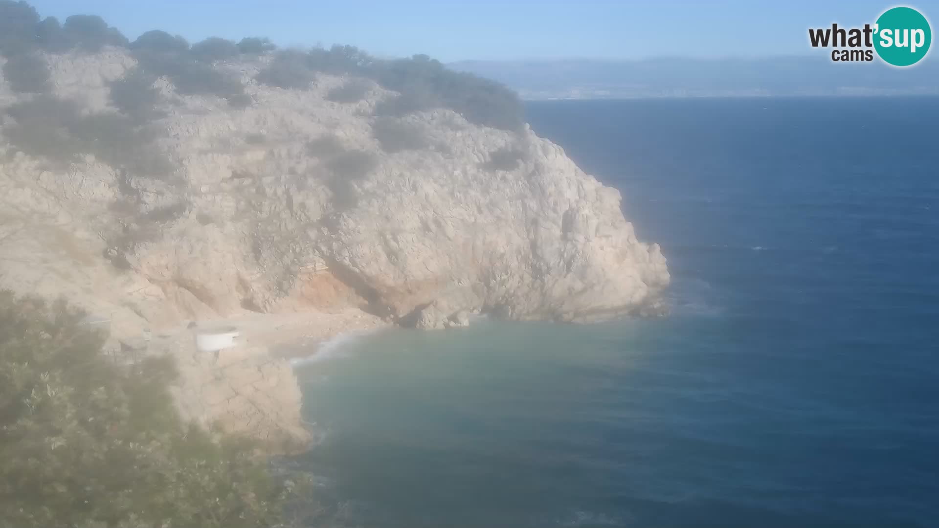 Webcam Brseč beach – Mošćenička Draga – Croatia