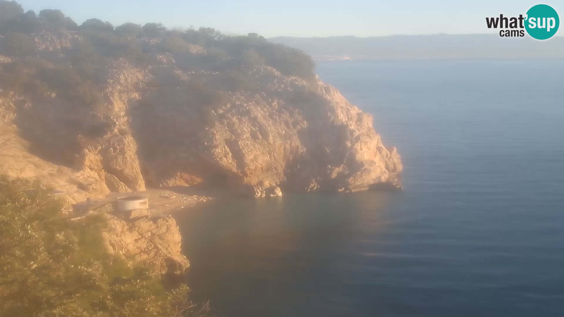 Web kamera plaže Brseč – Mošćenička Draga – Hrvatska