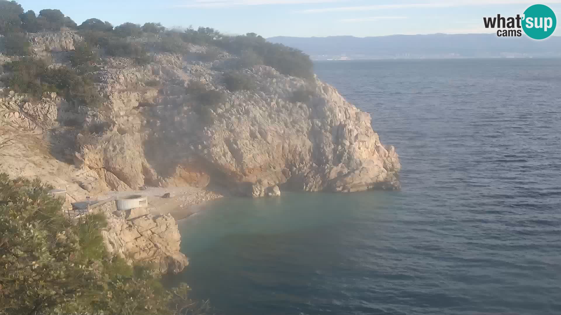 Webcam Brseč Strand – Mošćenička Draga – Kroatien