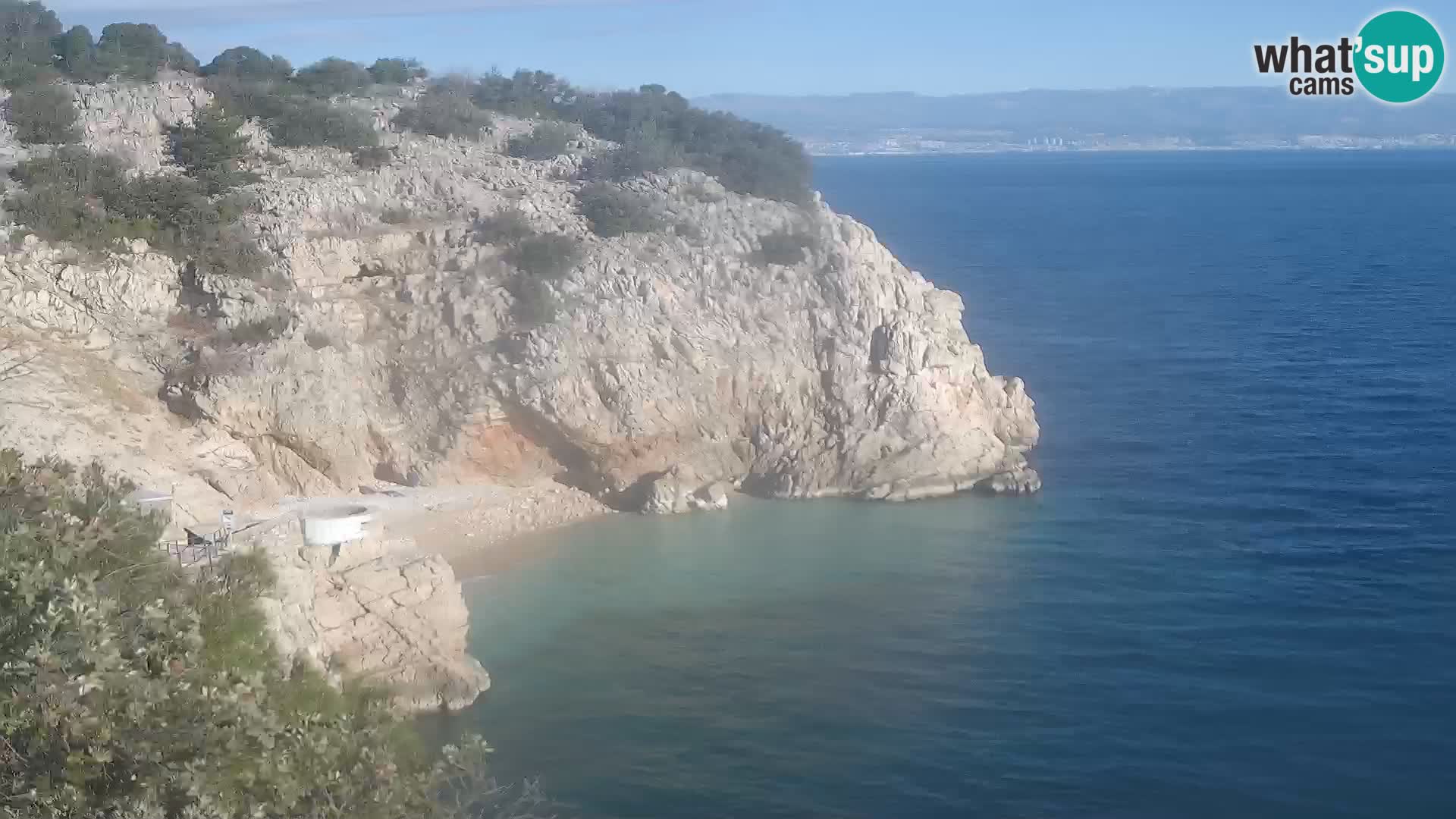 Webcam Brseč Strand – Mošćenička Draga – Kroatien