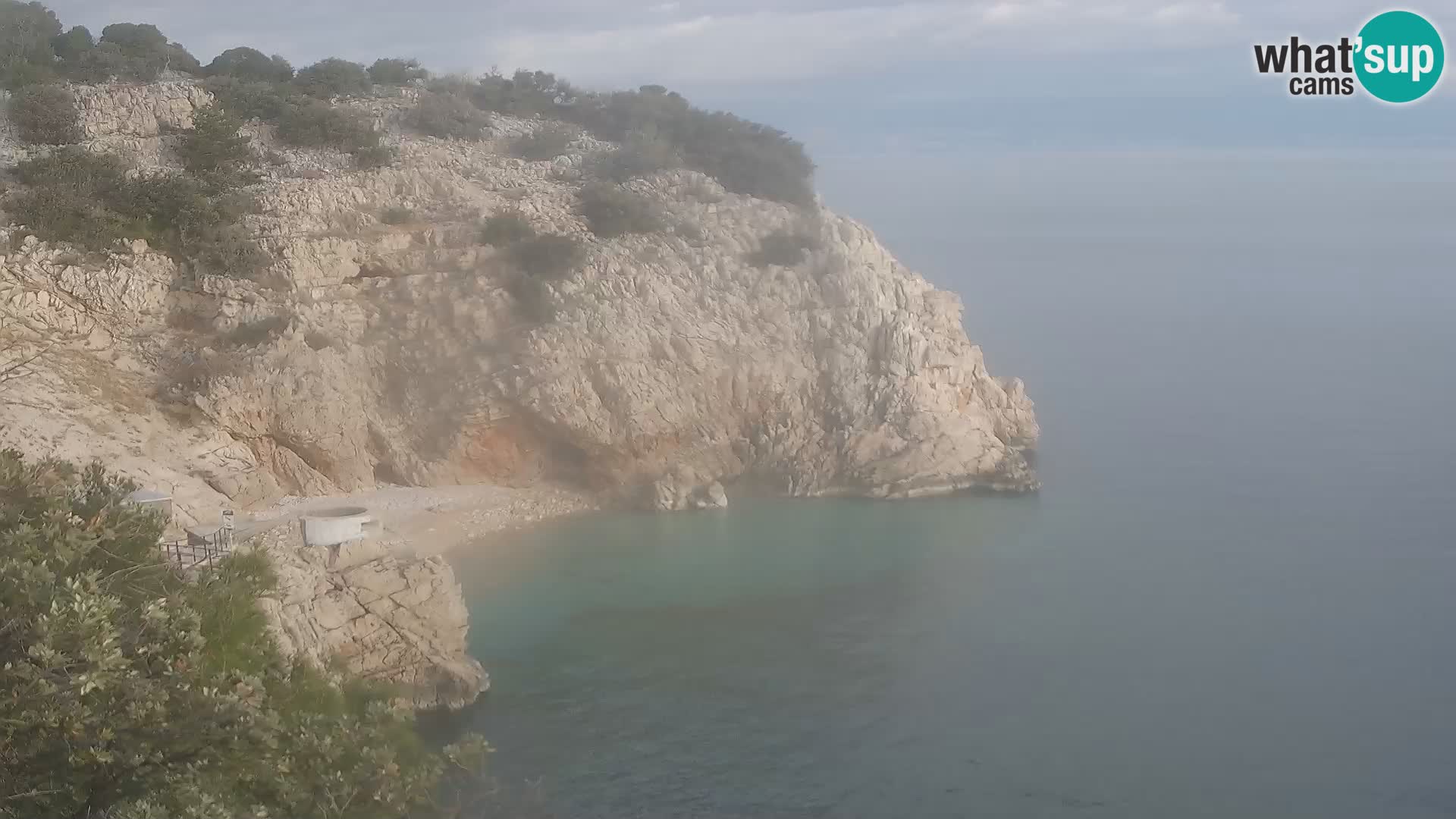 Webcam Bersezio spiaggia – Draga di Moschiena – Croazia