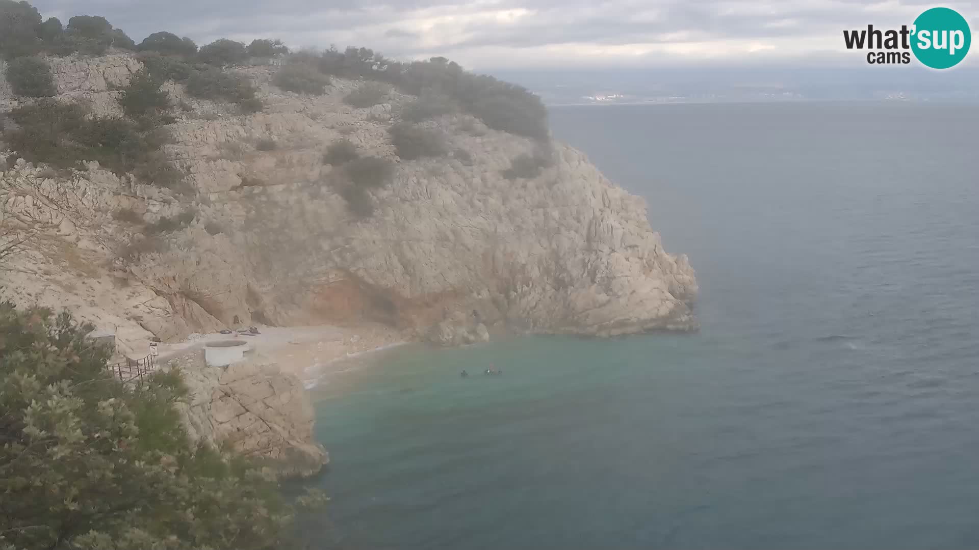 Webcam Bersezio spiaggia – Draga di Moschiena – Croazia