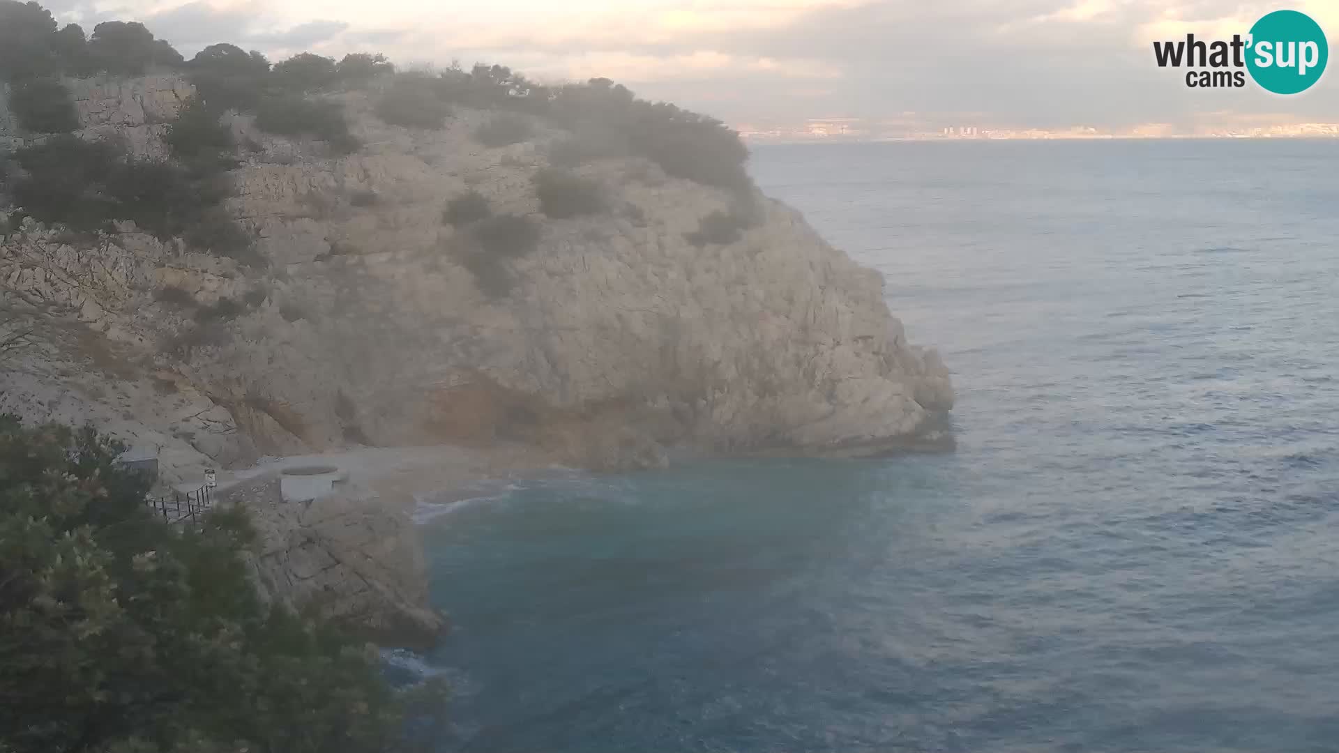 Webcam Bersezio spiaggia – Draga di Moschiena – Croazia