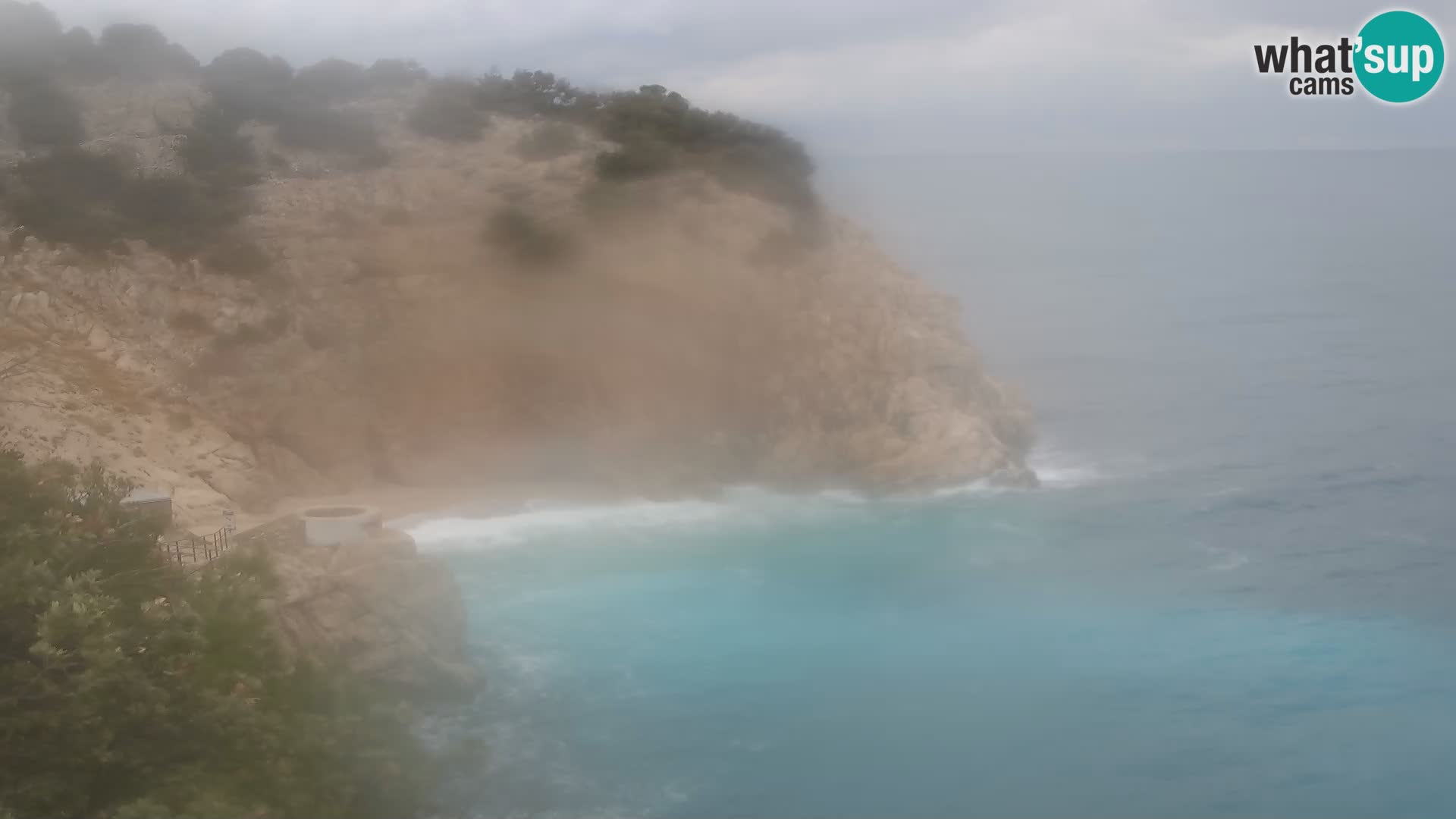 Webcam Brseč beach – Mošćenička Draga – Croatia