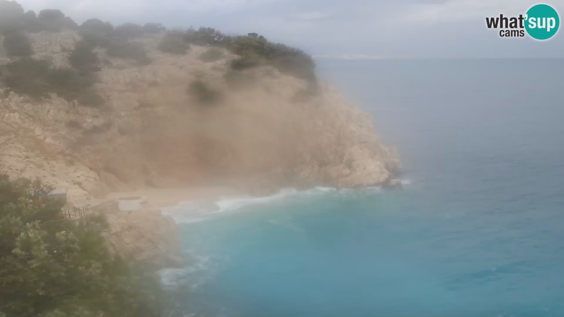 Webcam Bersezio spiaggia – Draga di Moschiena – Croazia