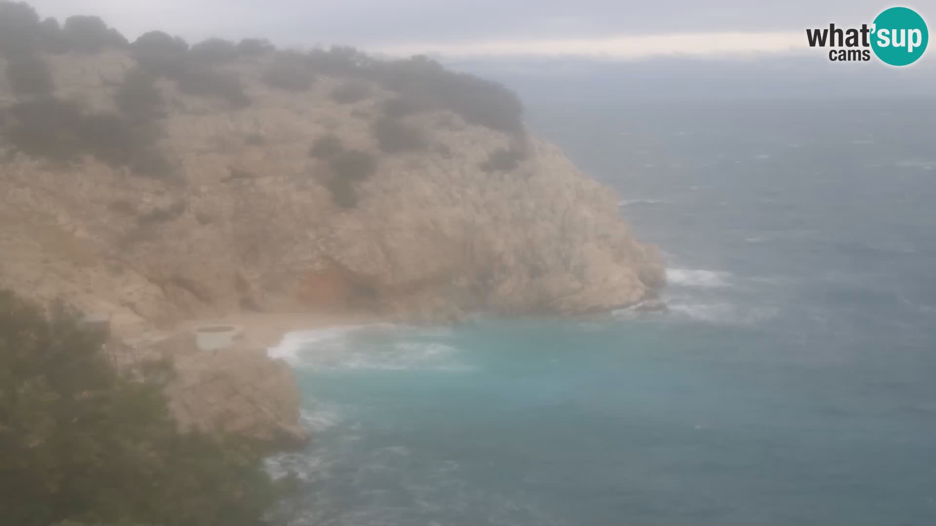 Webcam Brseč beach – Mošćenička Draga – Croatia