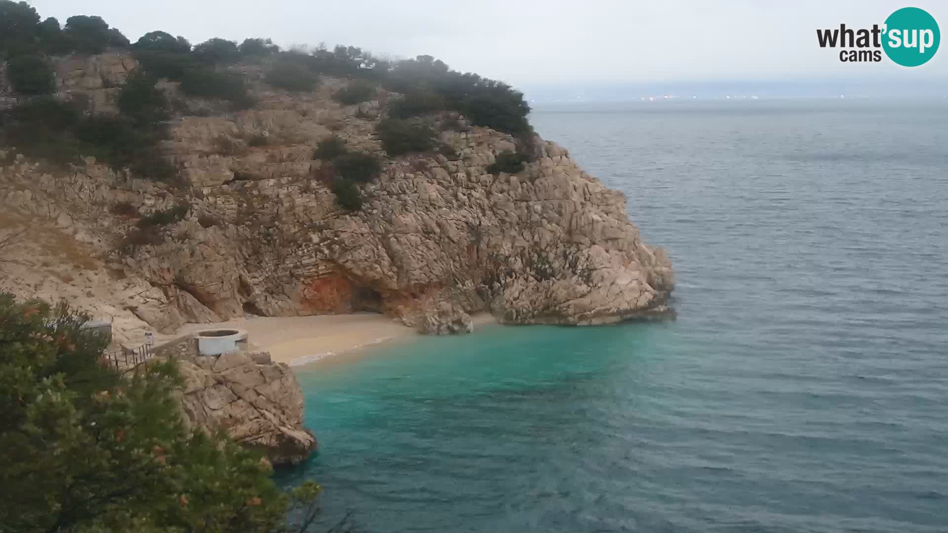 Webcam Bersezio spiaggia – Draga di Moschiena – Croazia