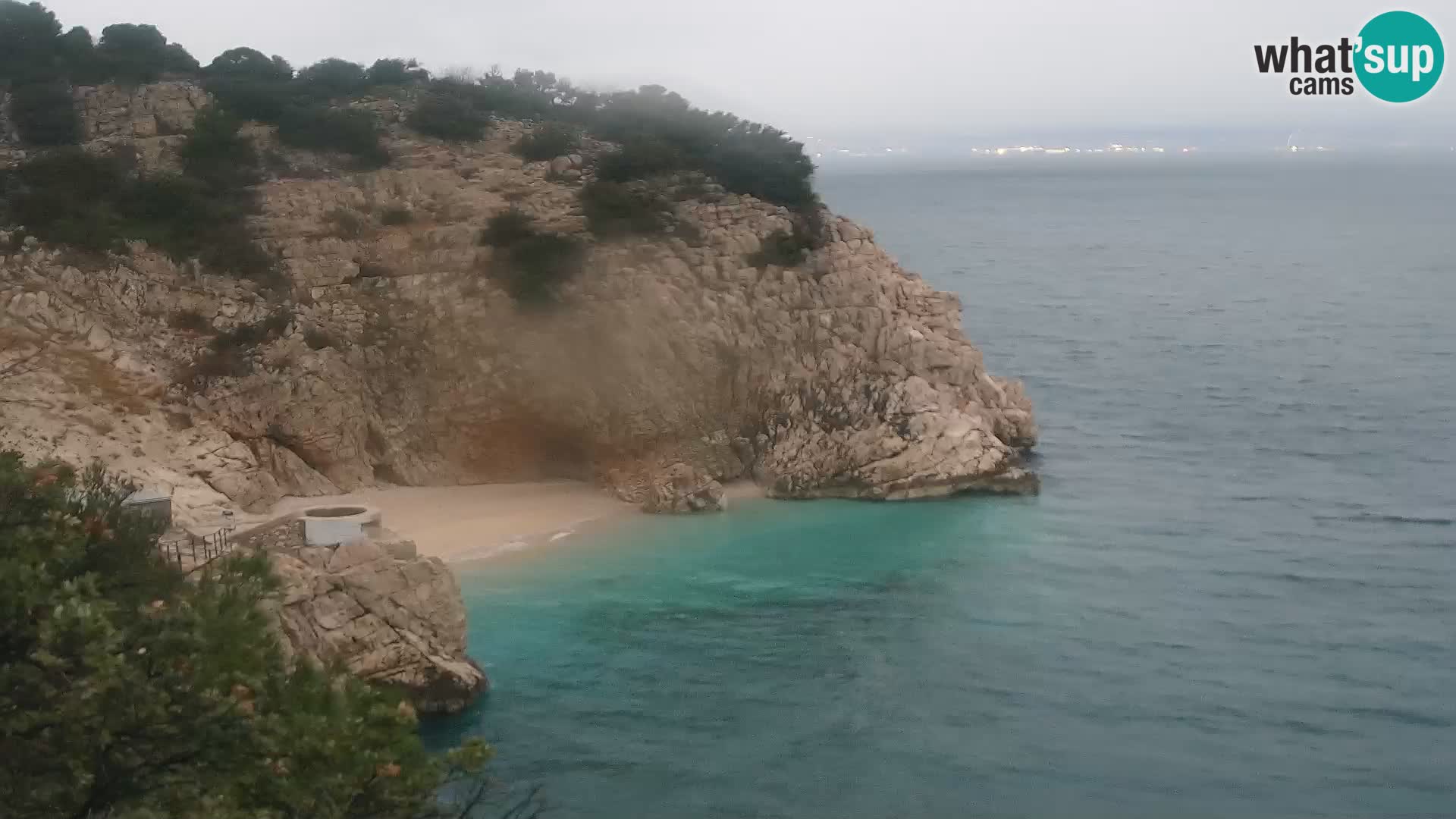 Webcam Brseč beach – Mošćenička Draga – Croatia