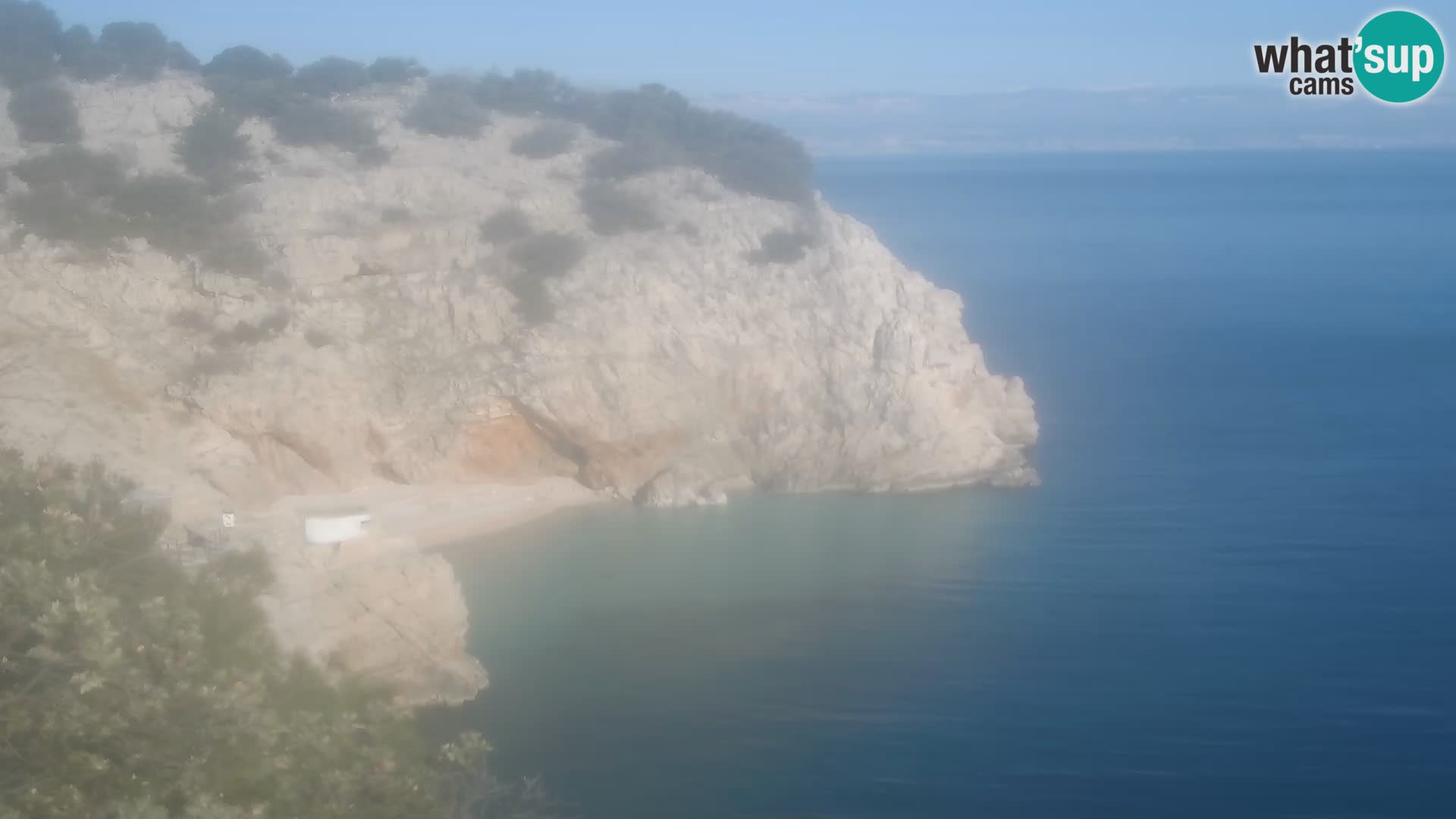 Webcam Brseč beach – Mošćenička Draga – Croatia