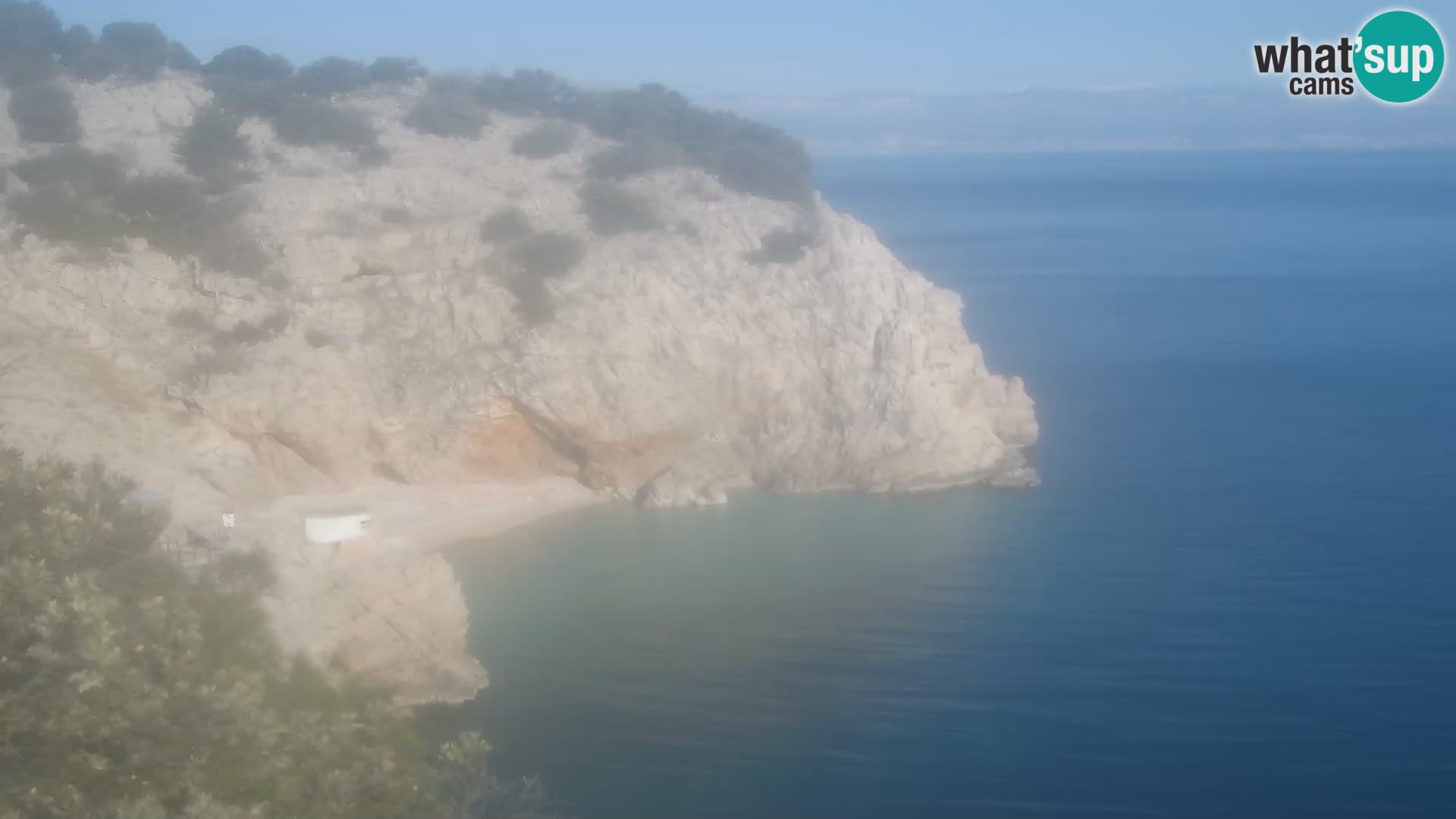 Webcam Bersezio spiaggia – Draga di Moschiena – Croazia