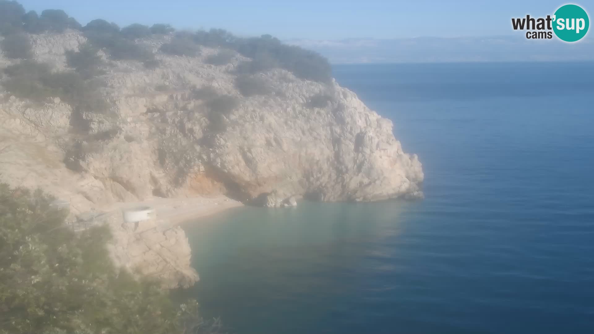 Webcam Bersezio spiaggia – Draga di Moschiena – Croazia