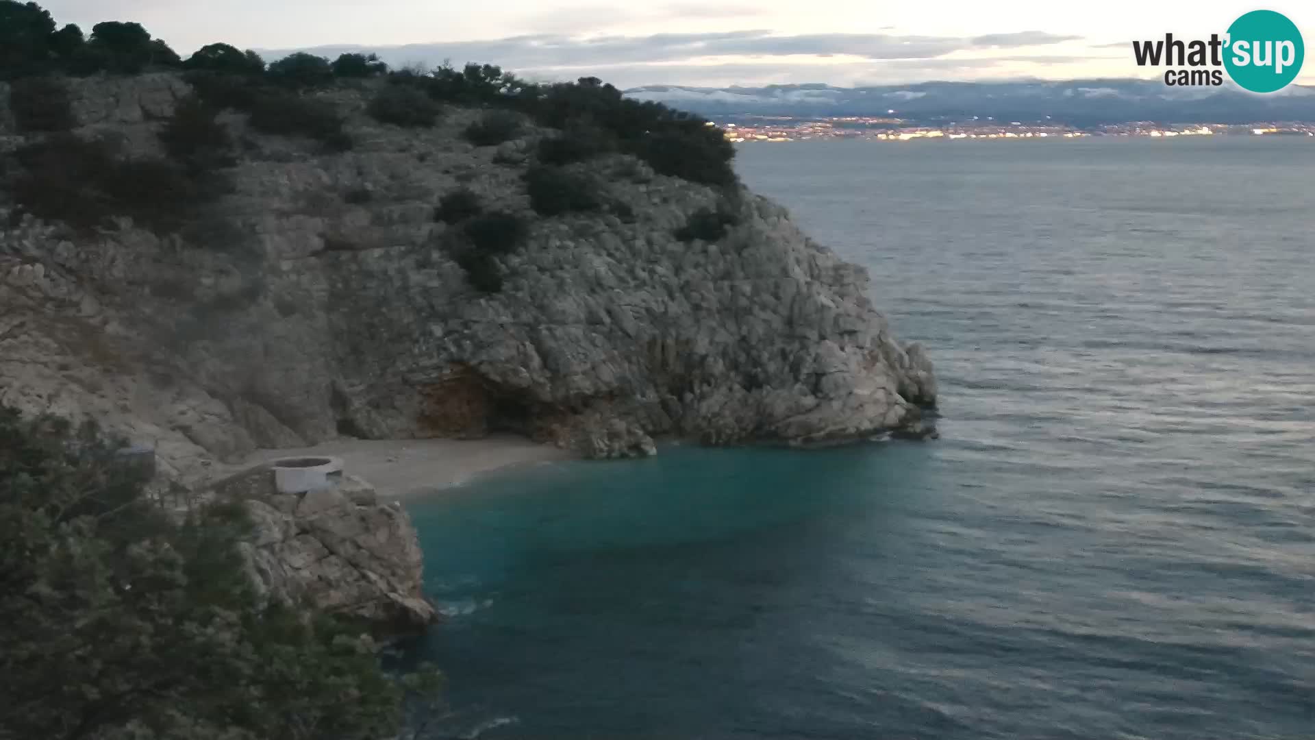 Webcam Bersezio spiaggia – Draga di Moschiena – Croazia