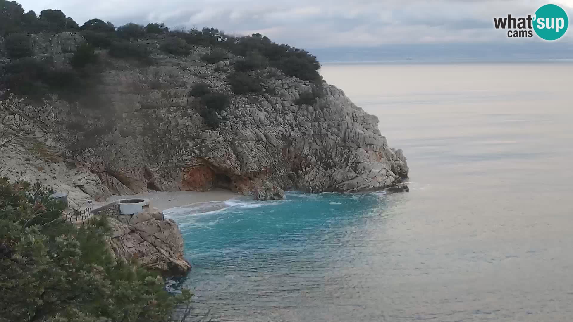 Webcam Bersezio spiaggia – Draga di Moschiena – Croazia