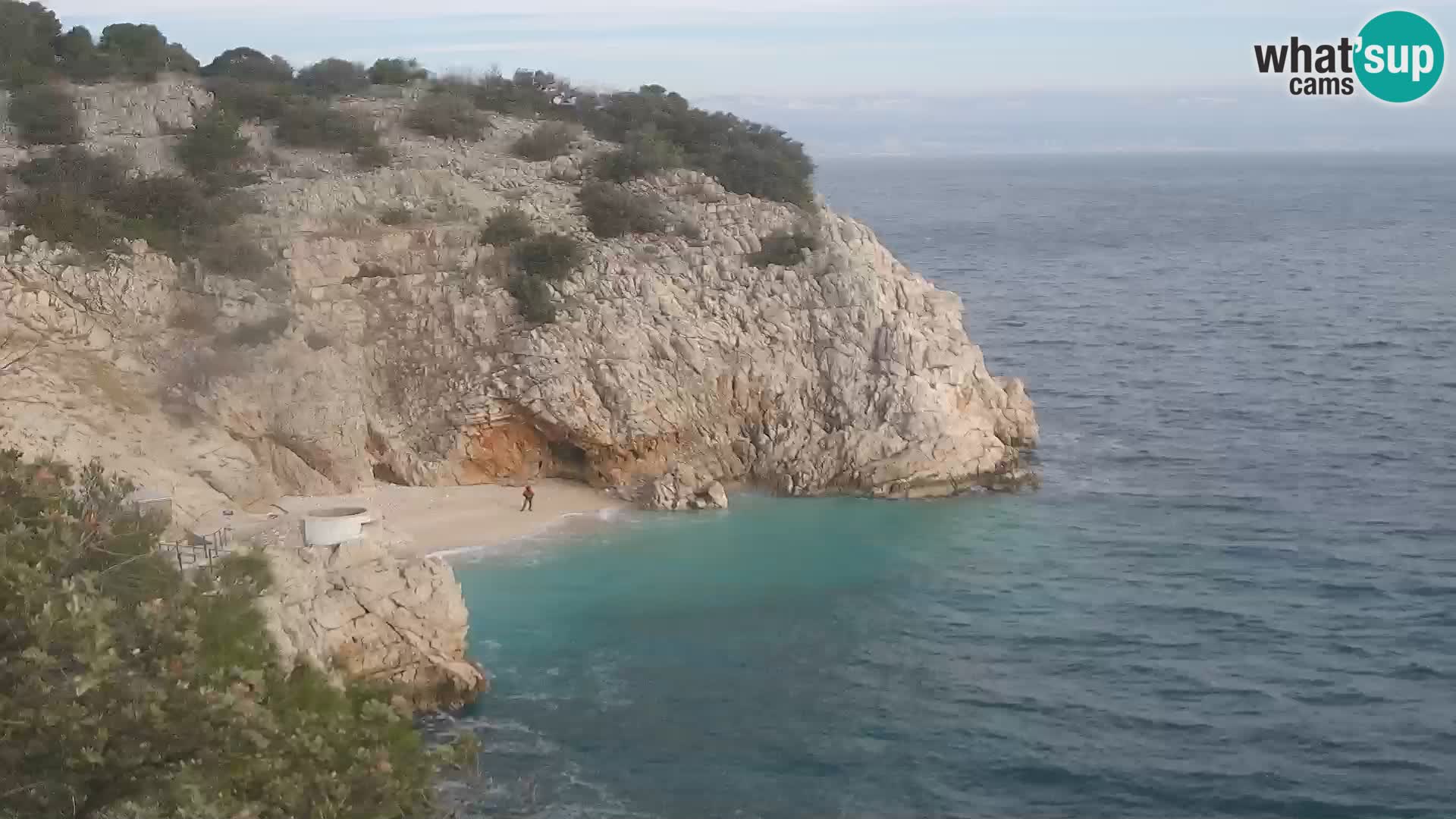 Webcam Bersezio spiaggia – Draga di Moschiena – Croazia